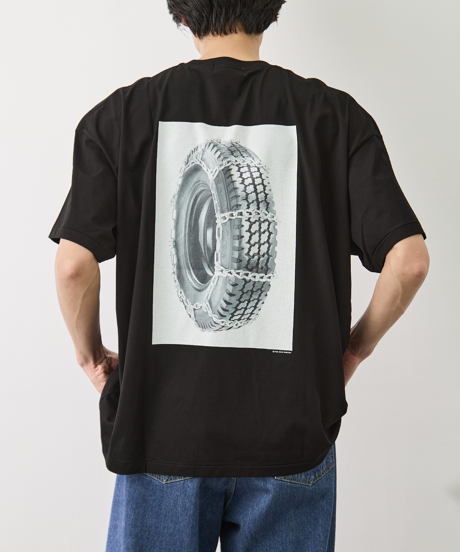 Print S/S Tee ( Tire with Chains ) COOTIE PRODUCTIONS