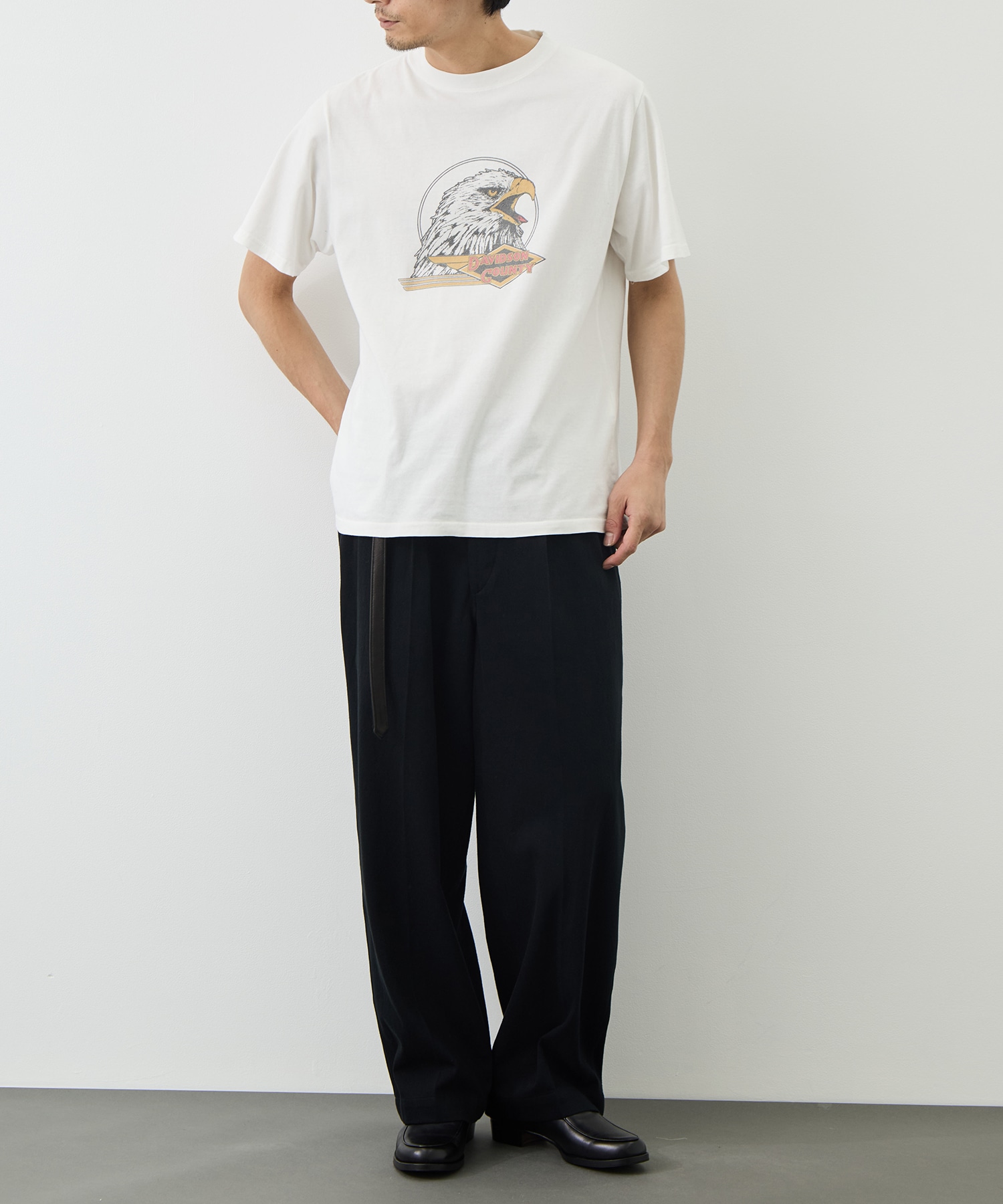 別注 HARD SP加工20/-天竺レギュラーT(DAVIDSON COUNTY) REMI RELIEF