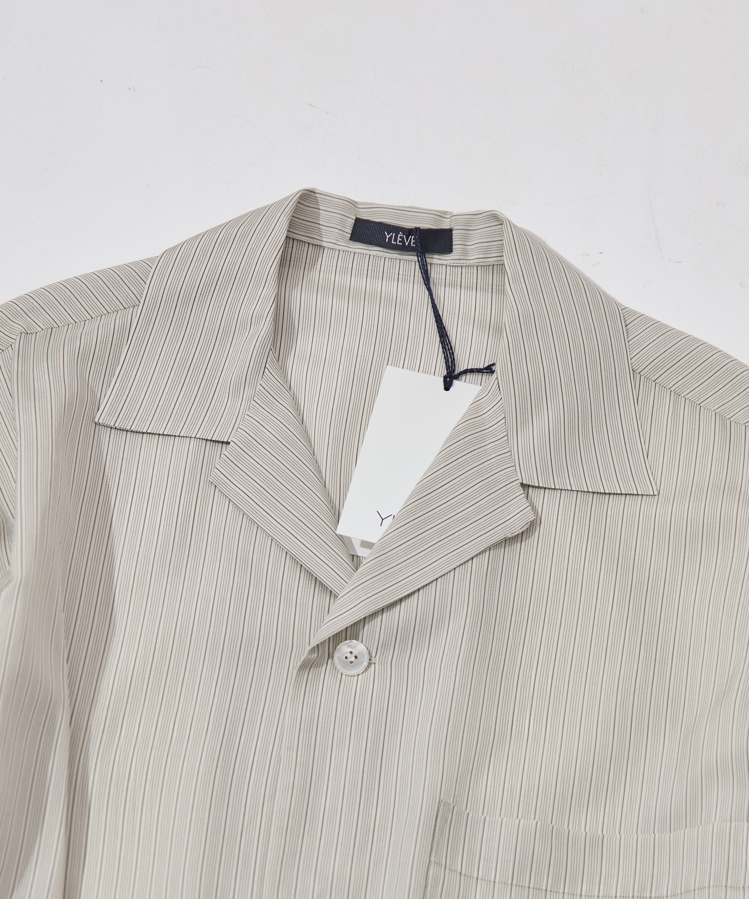 ACETATE CUPRO STRIPE PJ SHIRT YLEVE