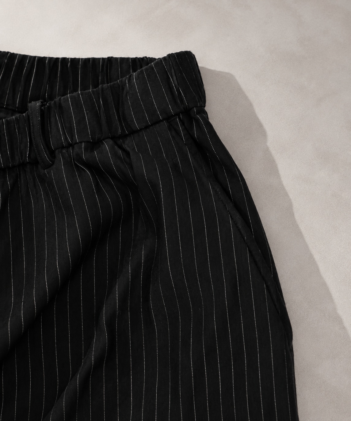 36G Wool Fulling Stripe Pants KANEMASA PHIL.