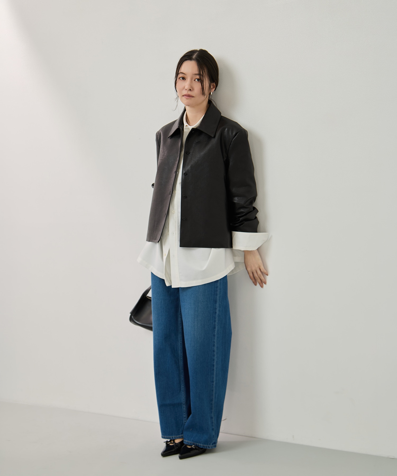 スーピマブレンドrelaxシャツ KEY TIMEZ