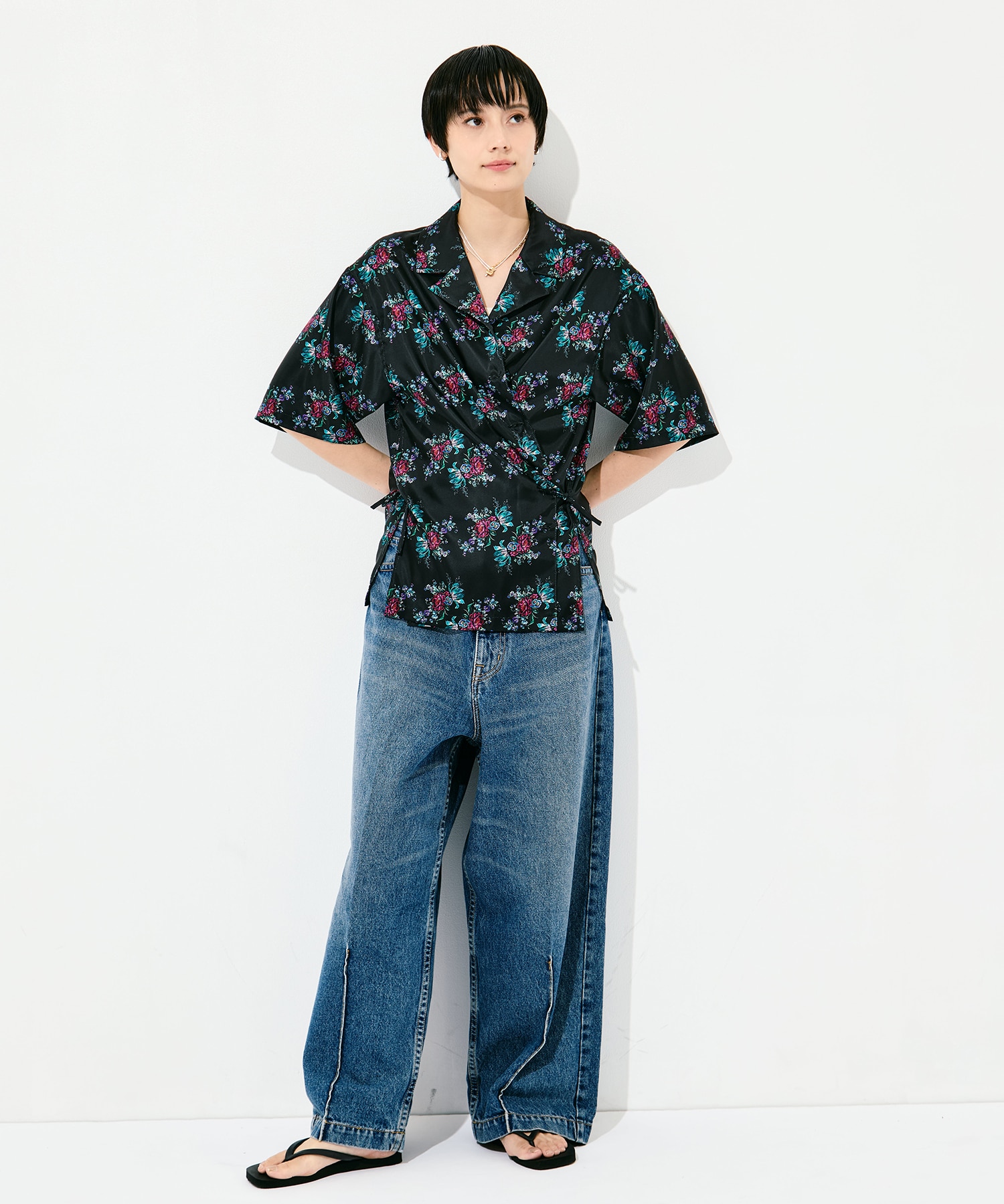 flower satin SH FUMIE=TANAKA
