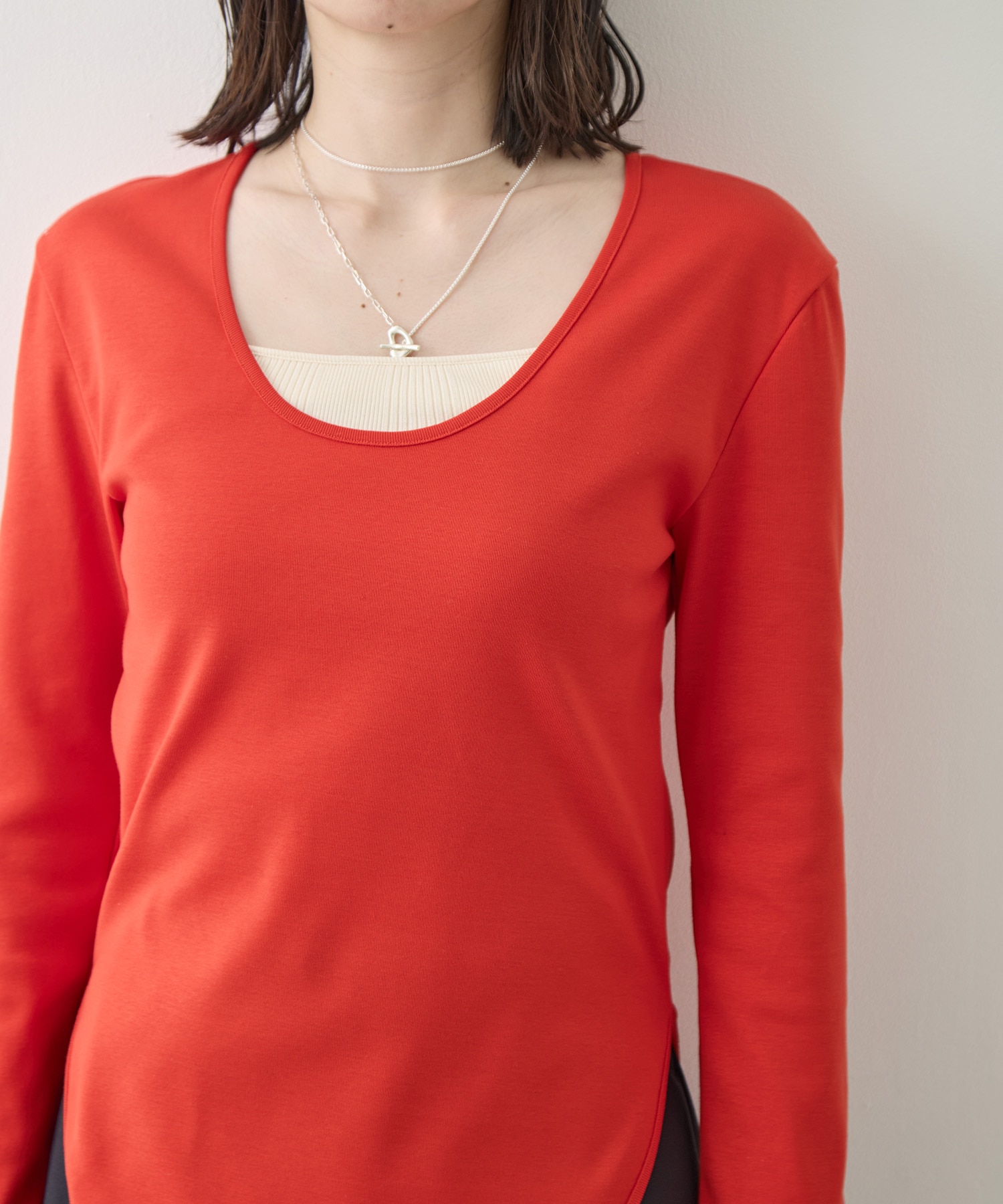 Sanfokin Cotton 2way L/S T-shirt WRAPINKNOT