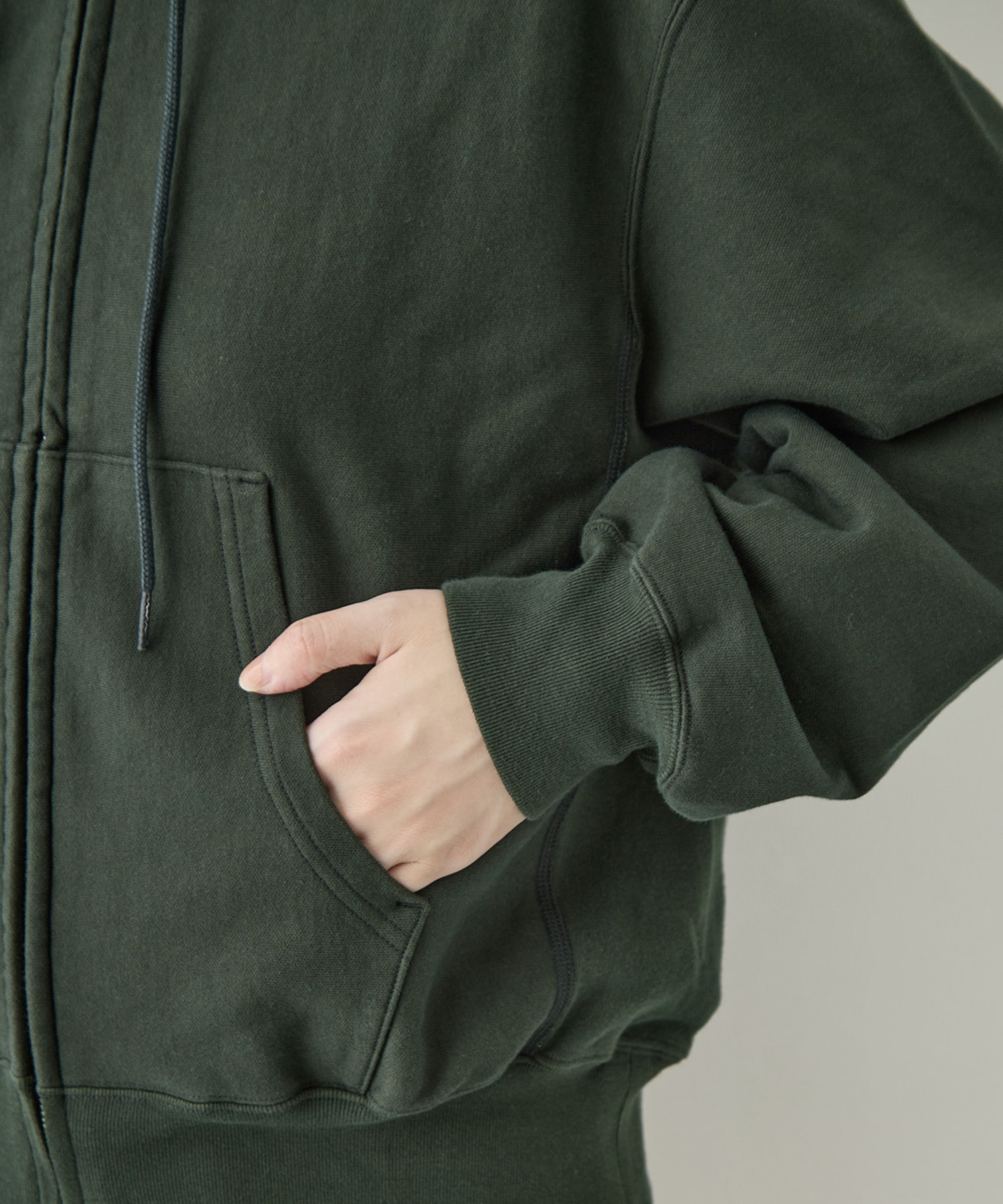 Thin-Sweat Hoodie Zip blurhmsROOTSTOCK