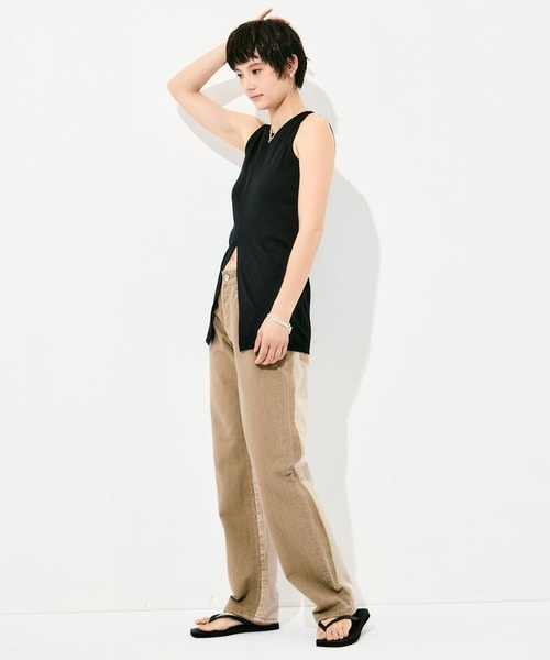 Color Denim Straight INSCRIRE