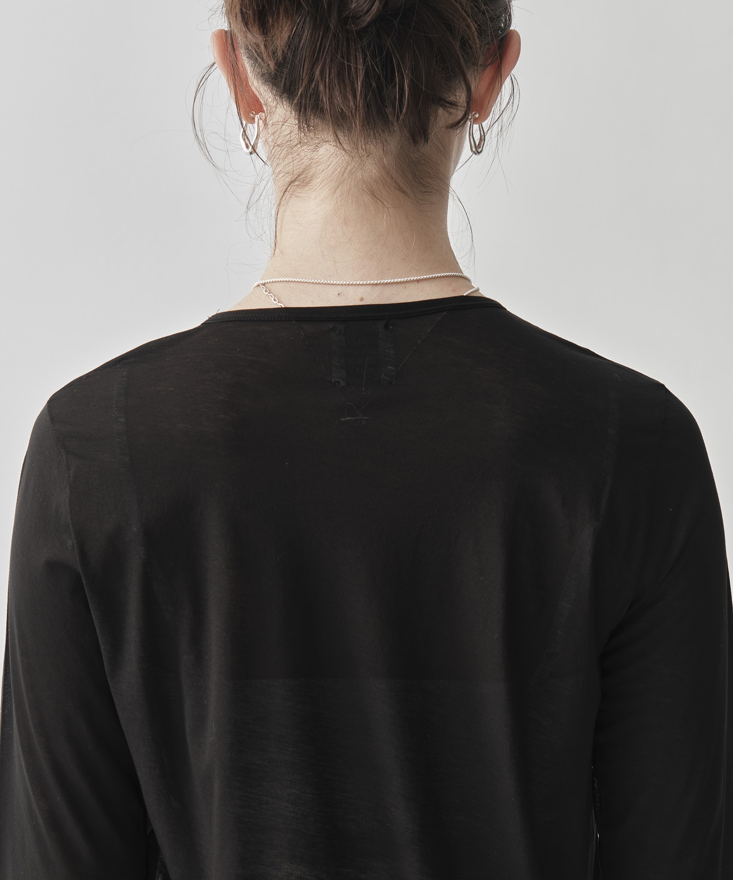Side Slit Crew Neck Long Sleeve T GOOD PEOPLE GOOD STITCHING GOOD PRODUCT
