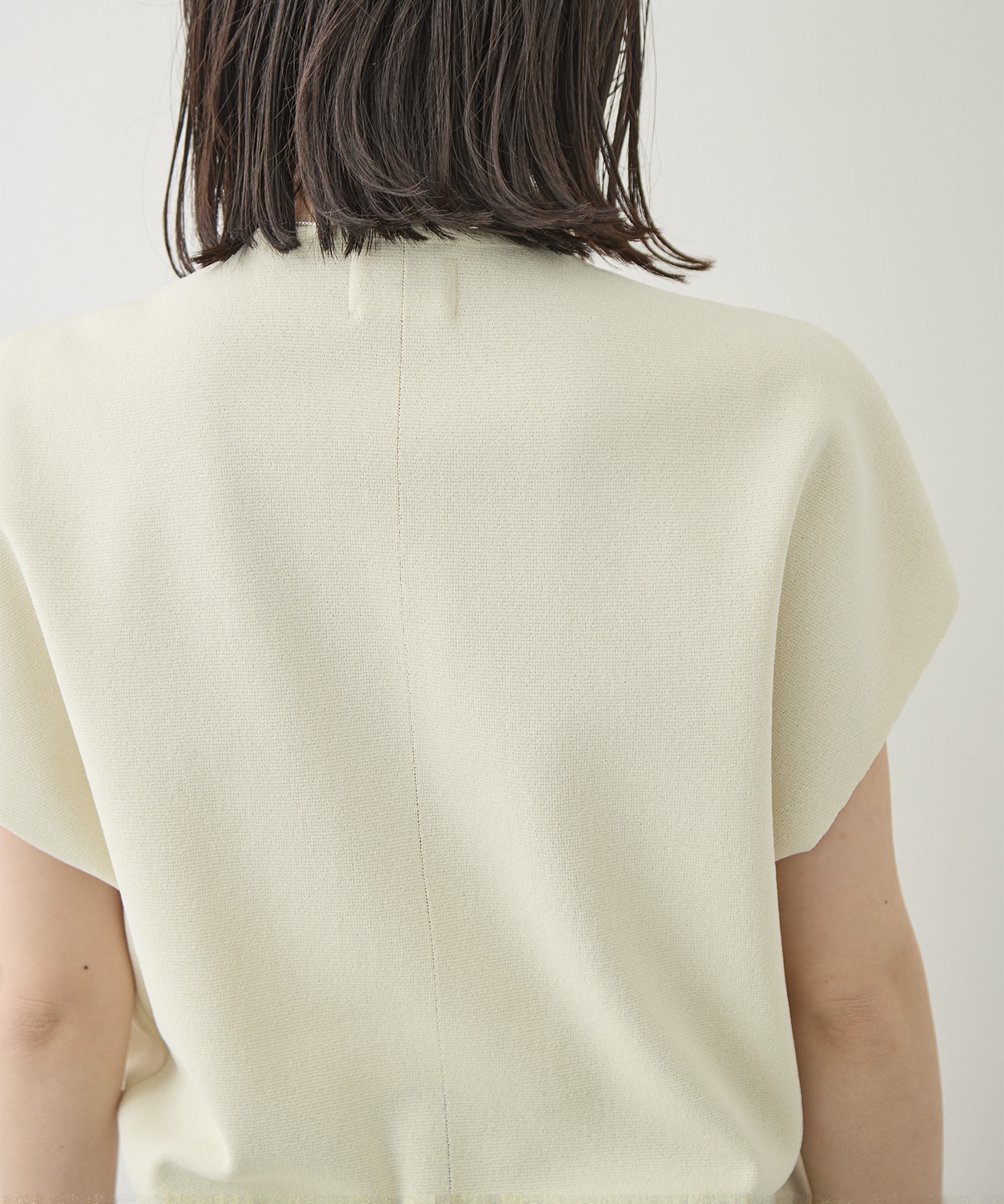 Dry Milano-rib Knit Vest WRAPINKNOT