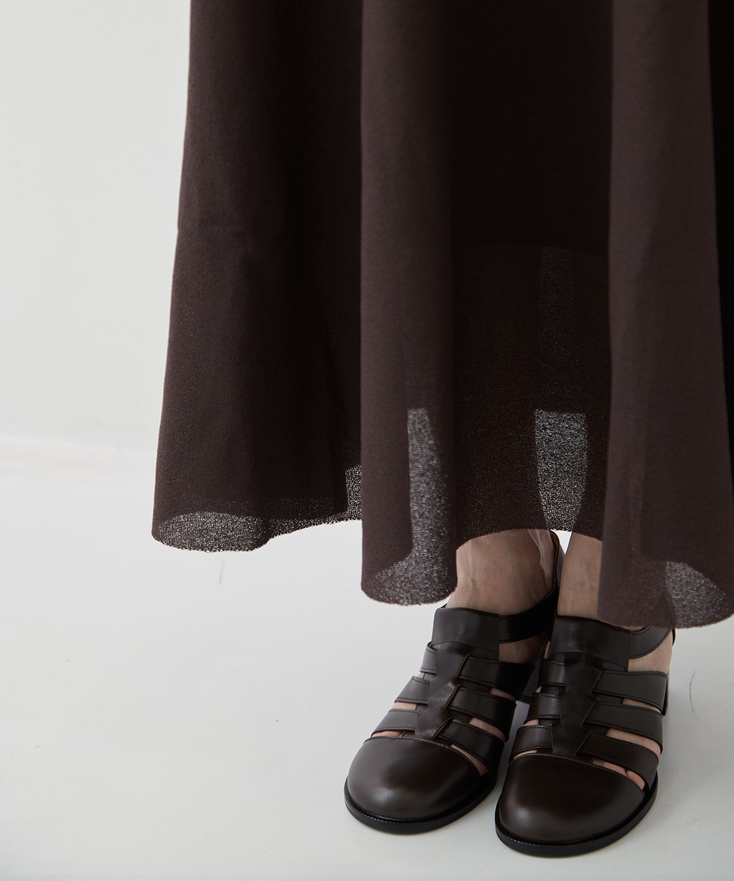 Dry Knit Flare Skirt WRAPINKNOT