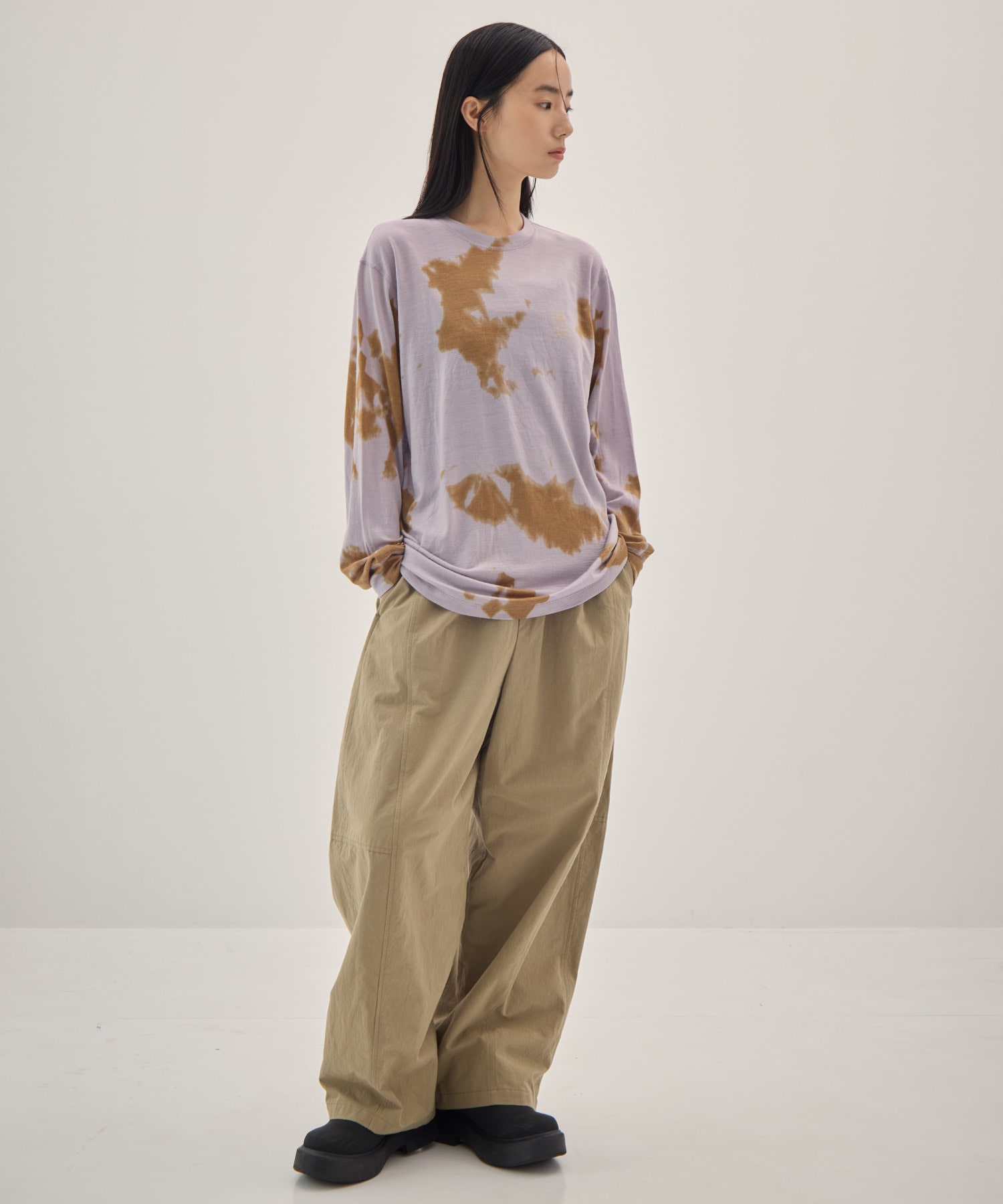 Merino Wool Dyed L/S Tee PHEENY