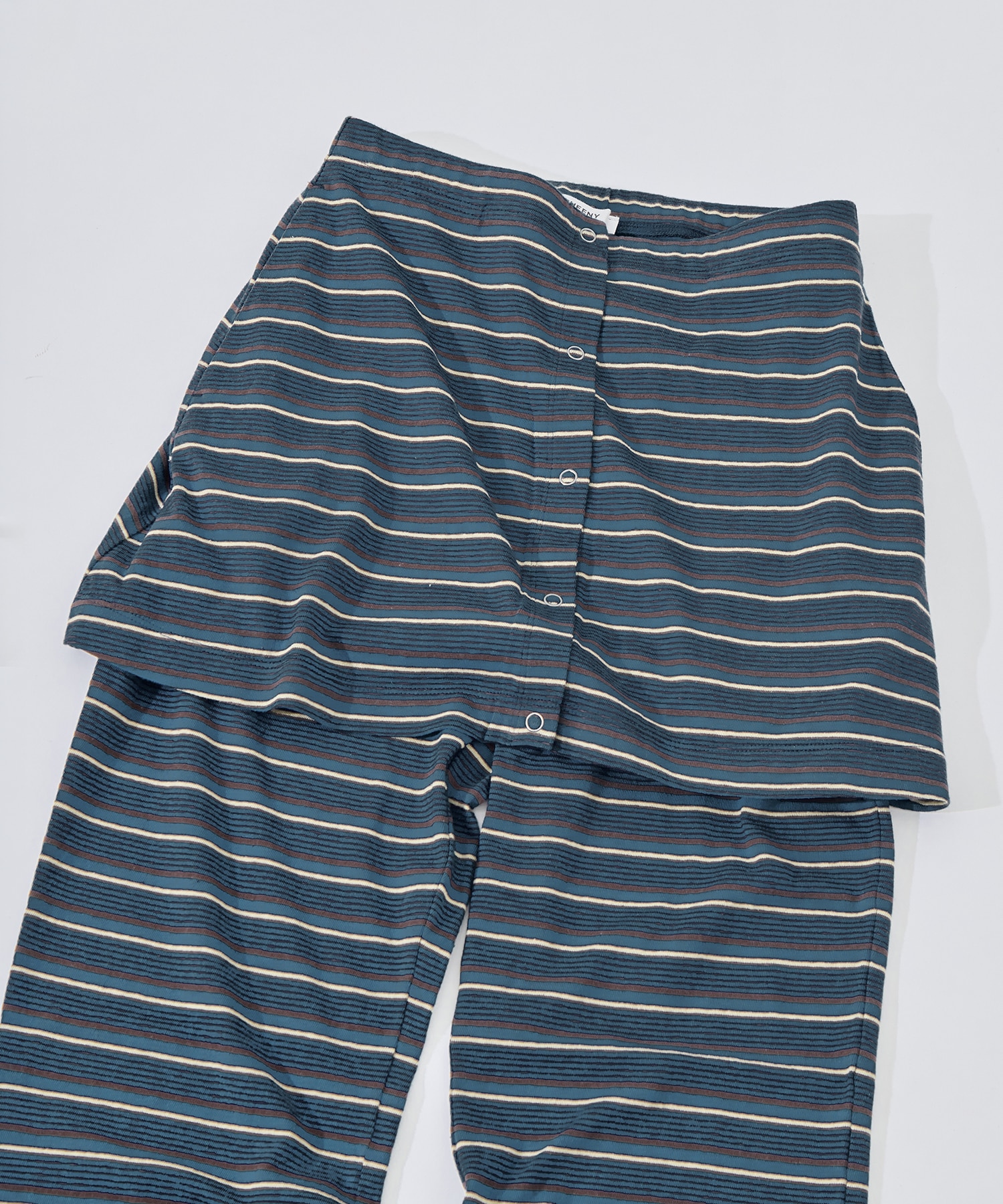 Multi-Border Layered Pants PHEENY