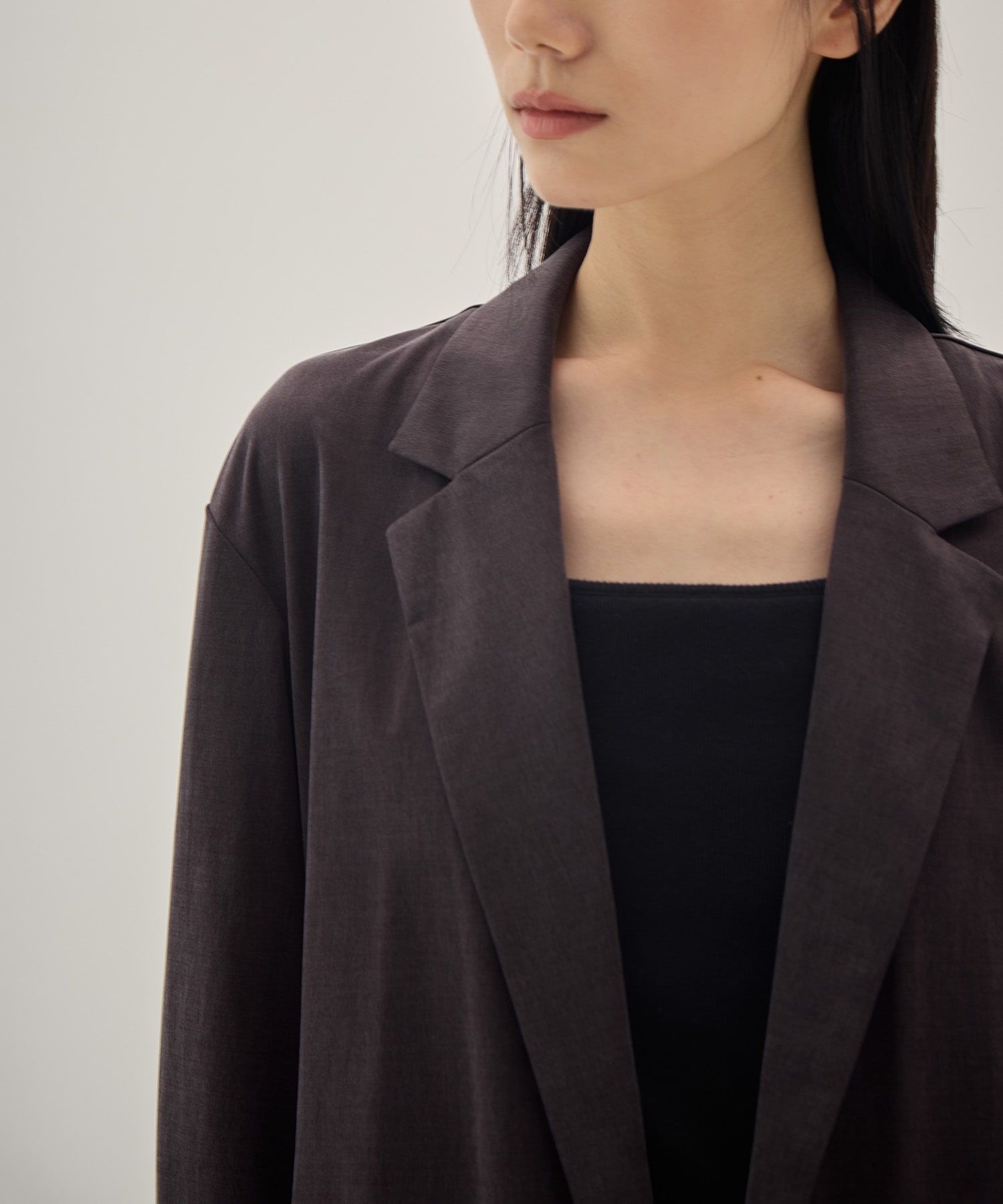Peach Saten Shirt Jacket PHEENY