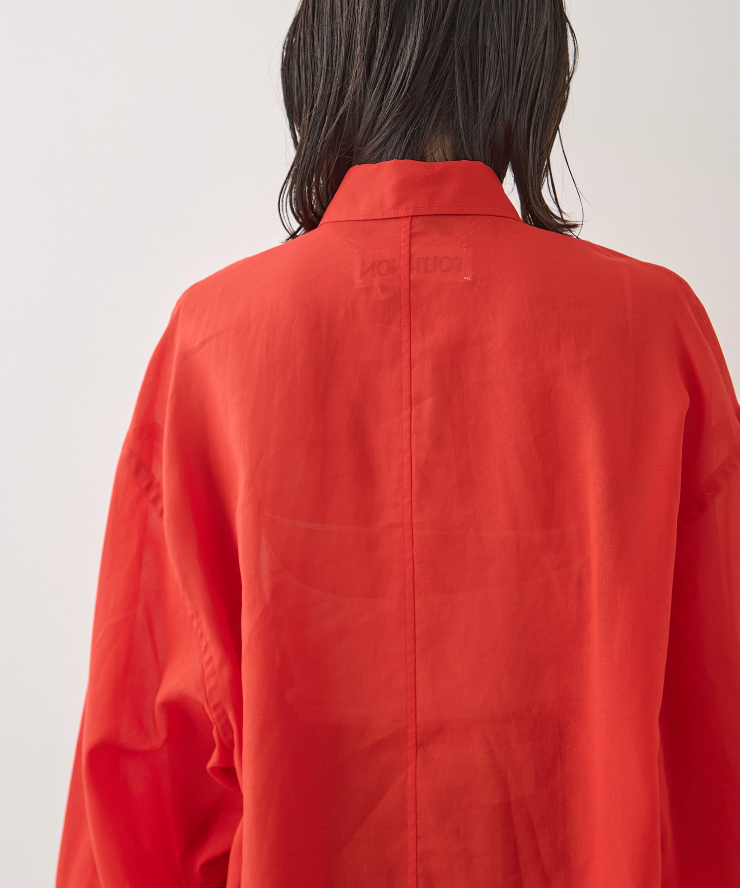 COTTON GEORGETTE OVER SHIRTS TOURNON.