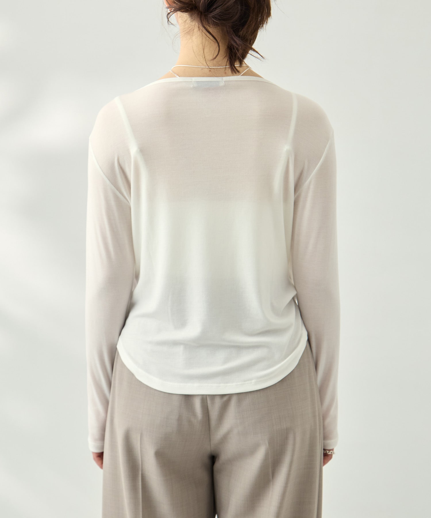 ドレープカットソー KEY TIMEZ