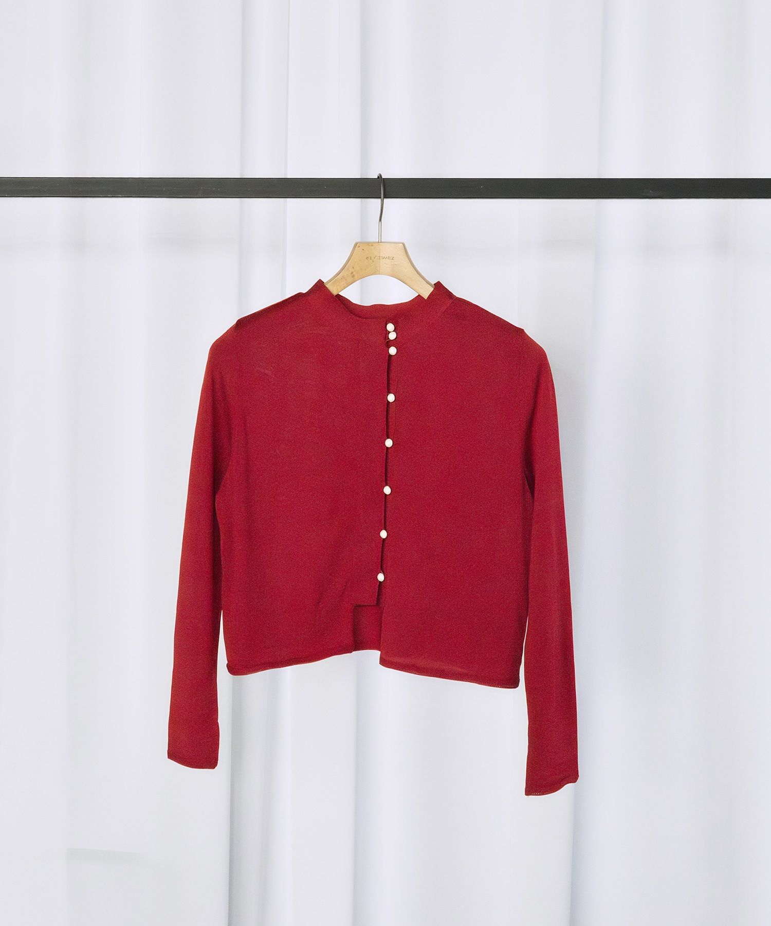 別注MULTI BUTTON KINT BLOUSE TAN