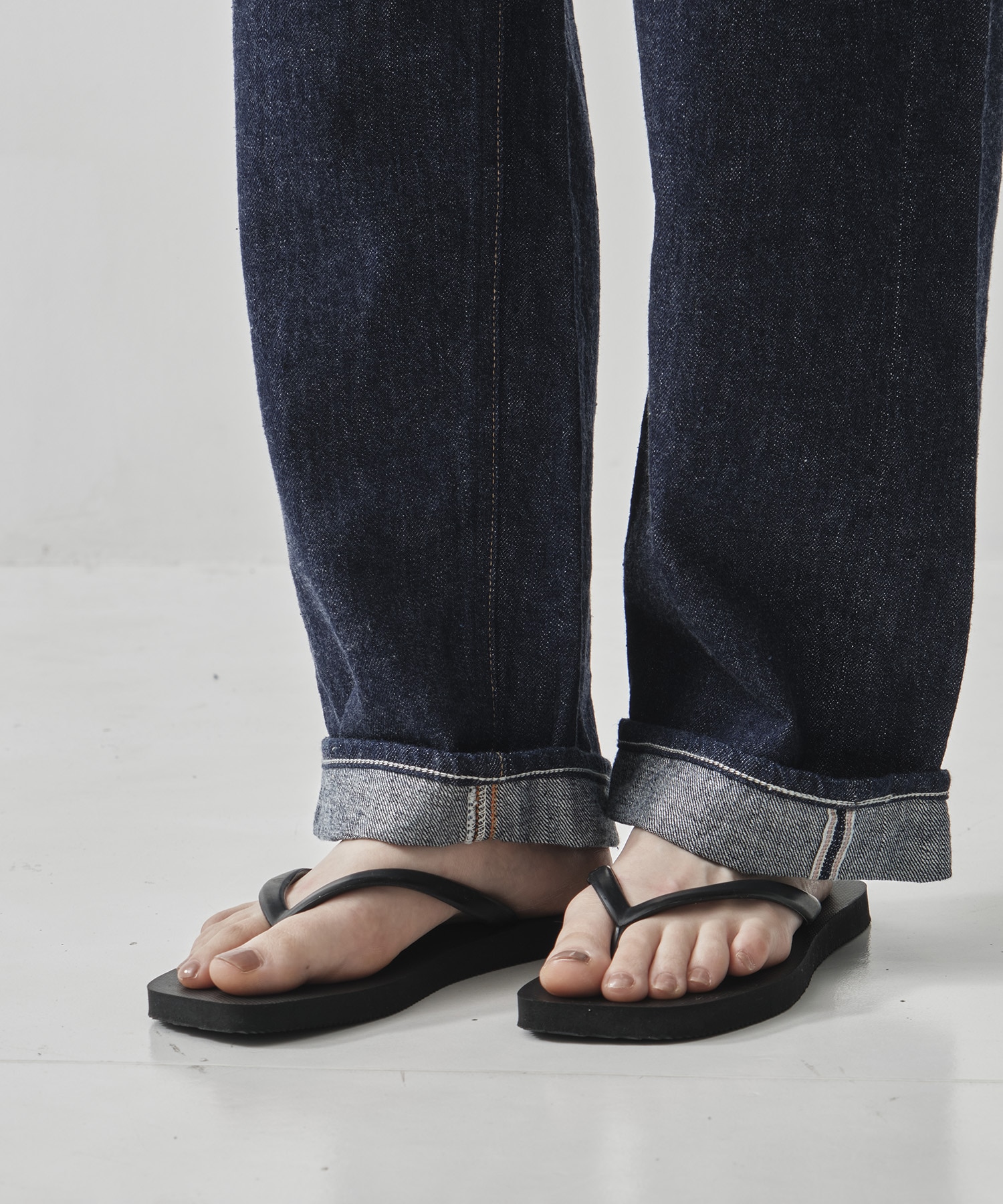 HIGH WAIST SELVEDGE DENIM PANTS/JASMIN orSlow