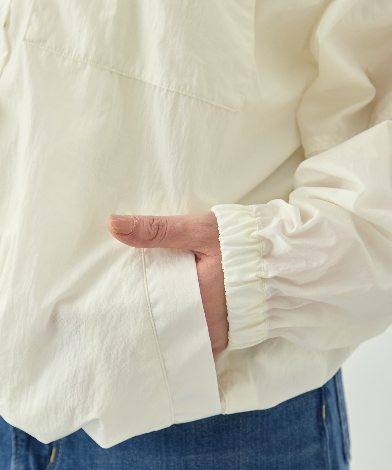 撥水ライトブルゾン KEY TIMEZ