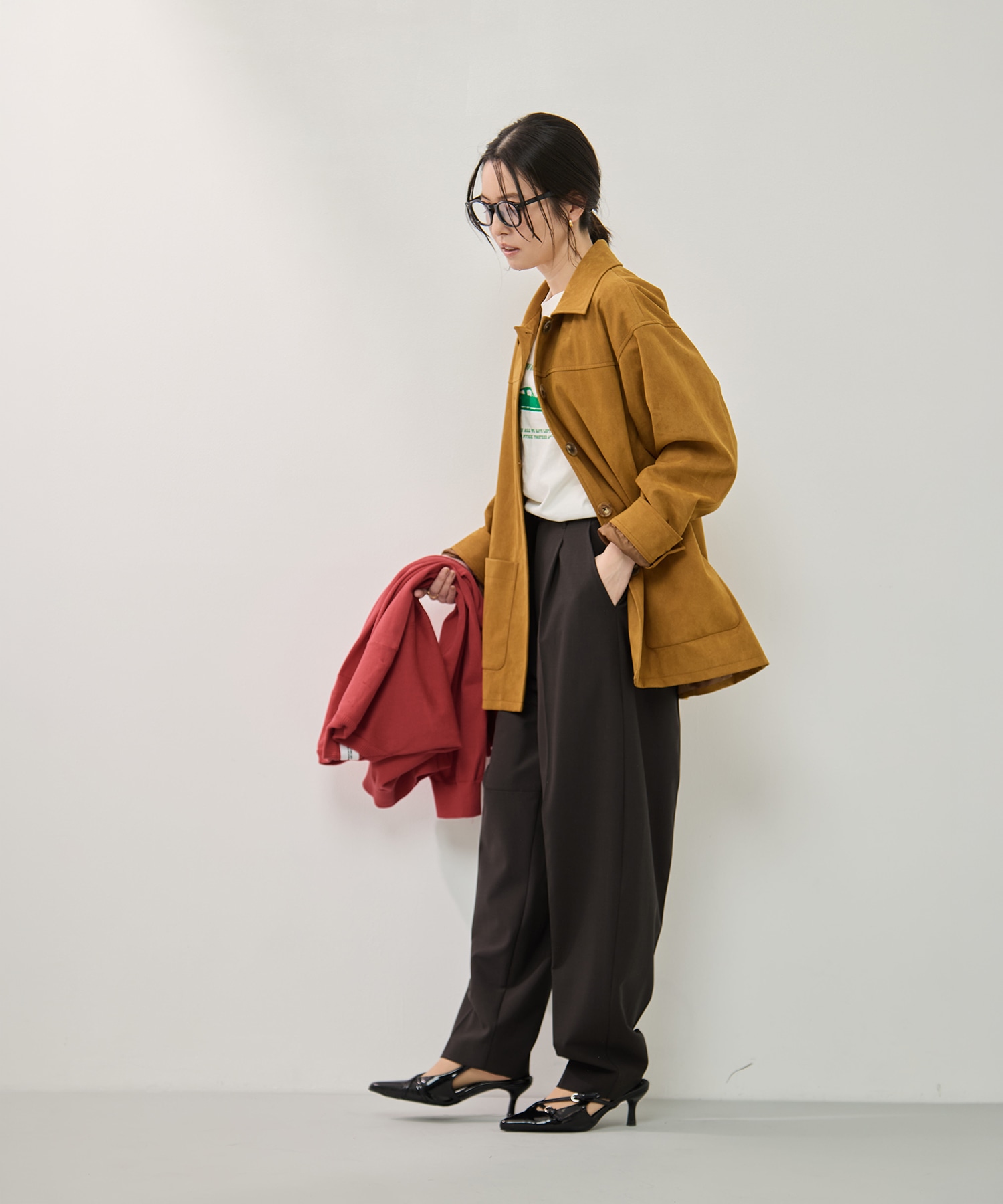 マイクロスエードカバーオール KEY TIMEZ