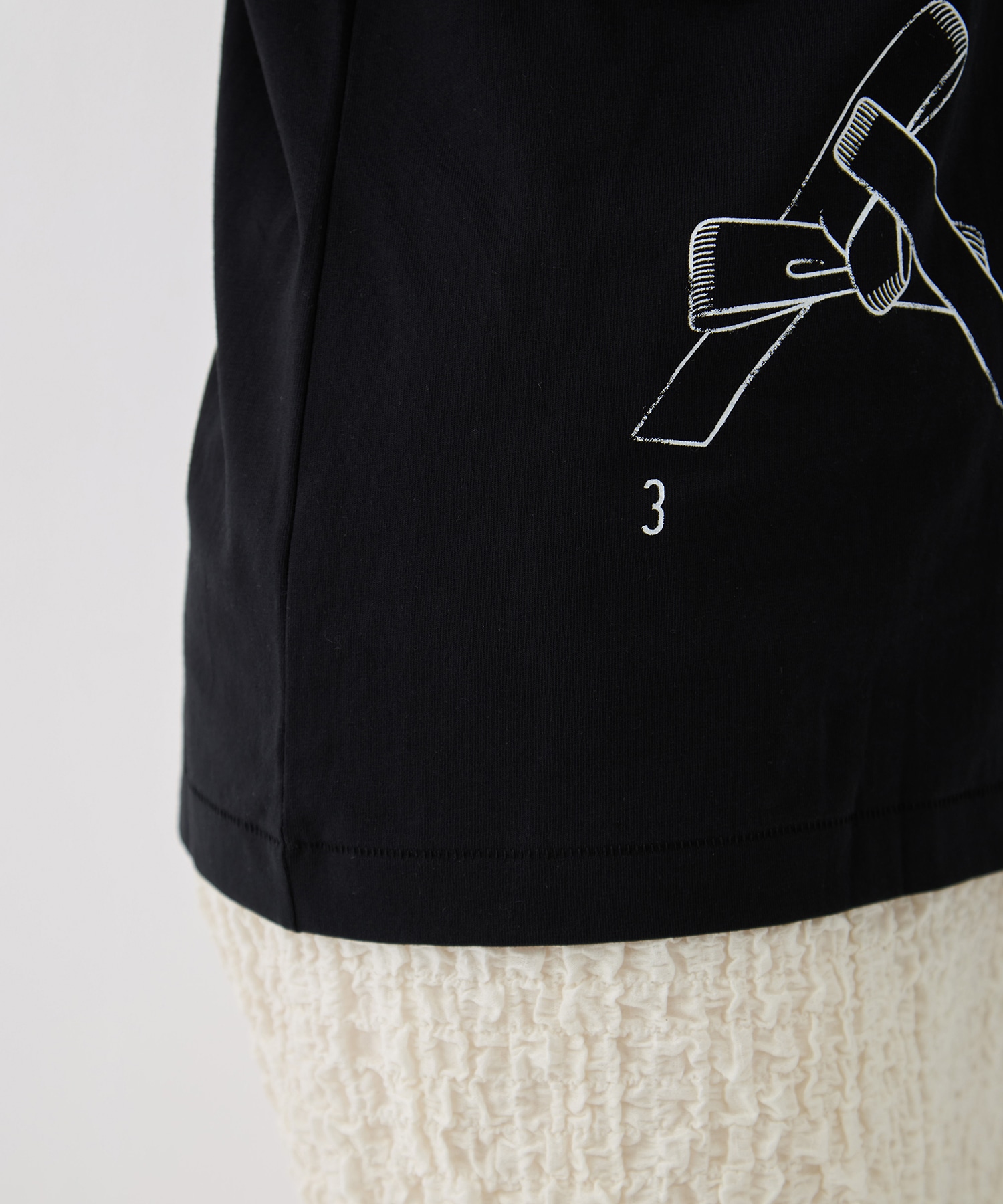 Printed Making a bow with Ribbon Tee RhodolirioN