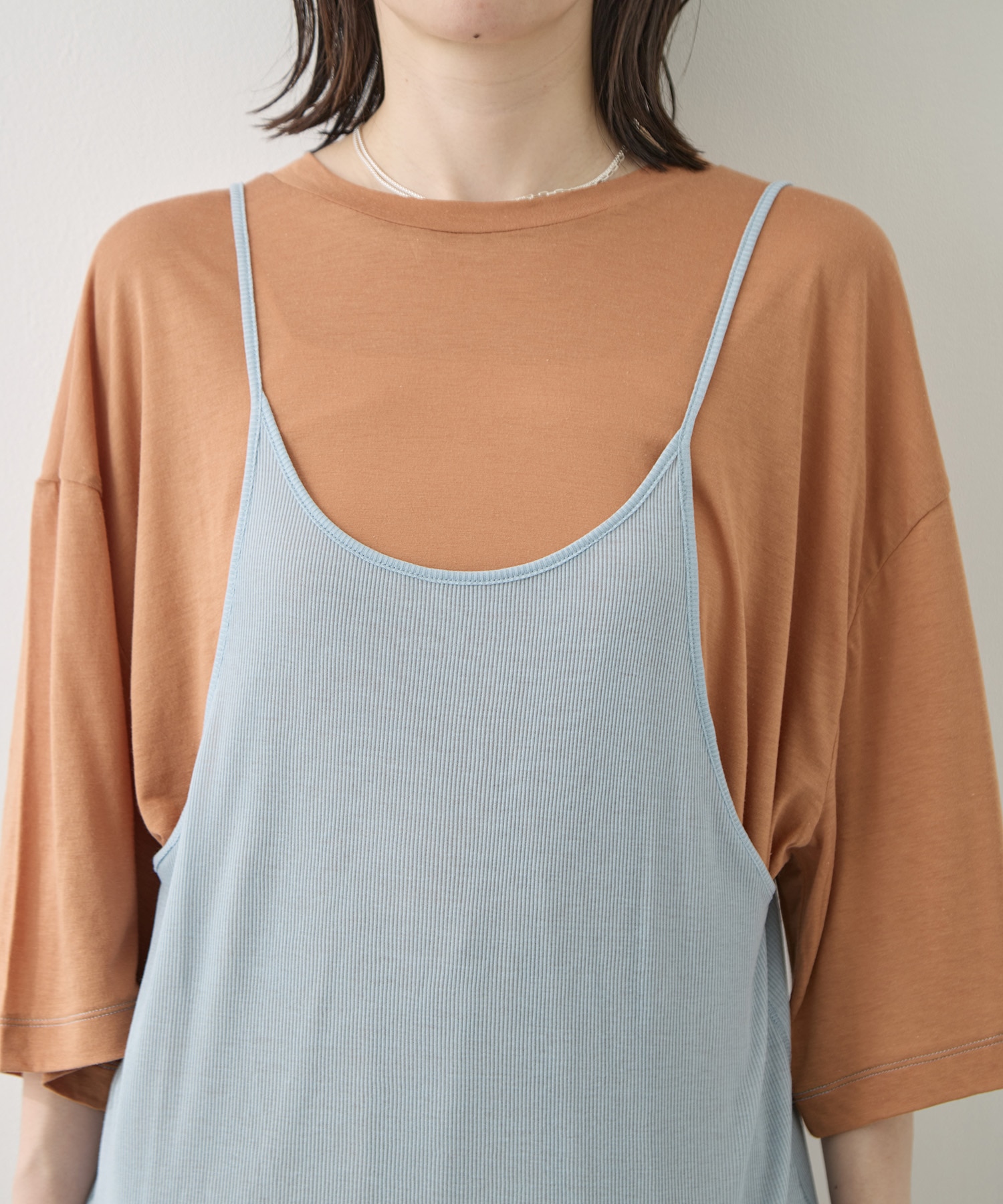 Camisole Top & Loose-fitting Tee - Unit Tops RhodolirioN