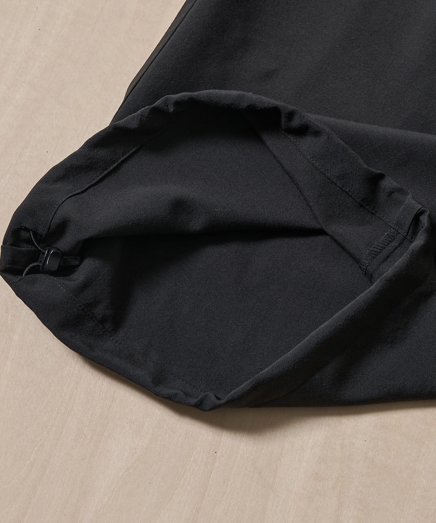 Wool Washer Tropical 2pleated Easy Trousers YOKE