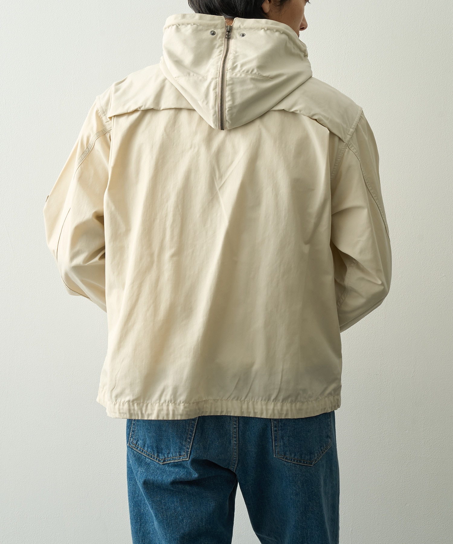 Nylon Twill Hooded Jacket nanamica