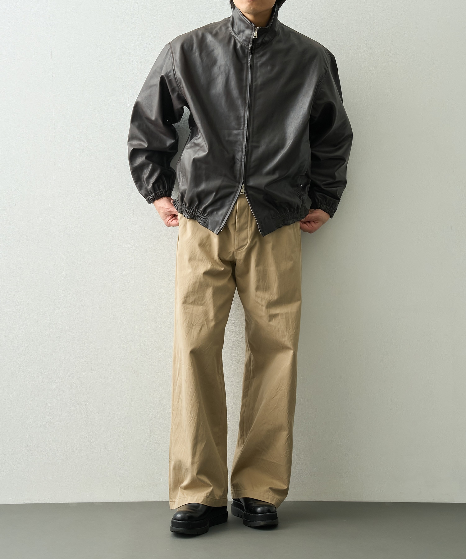 Carf Leather Truck Jacket YOKE