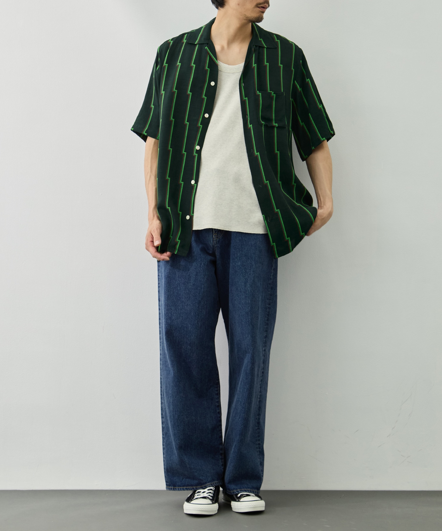 RAYON SHORT SLEEVE ALOHA SHIRT NIPOALOHA