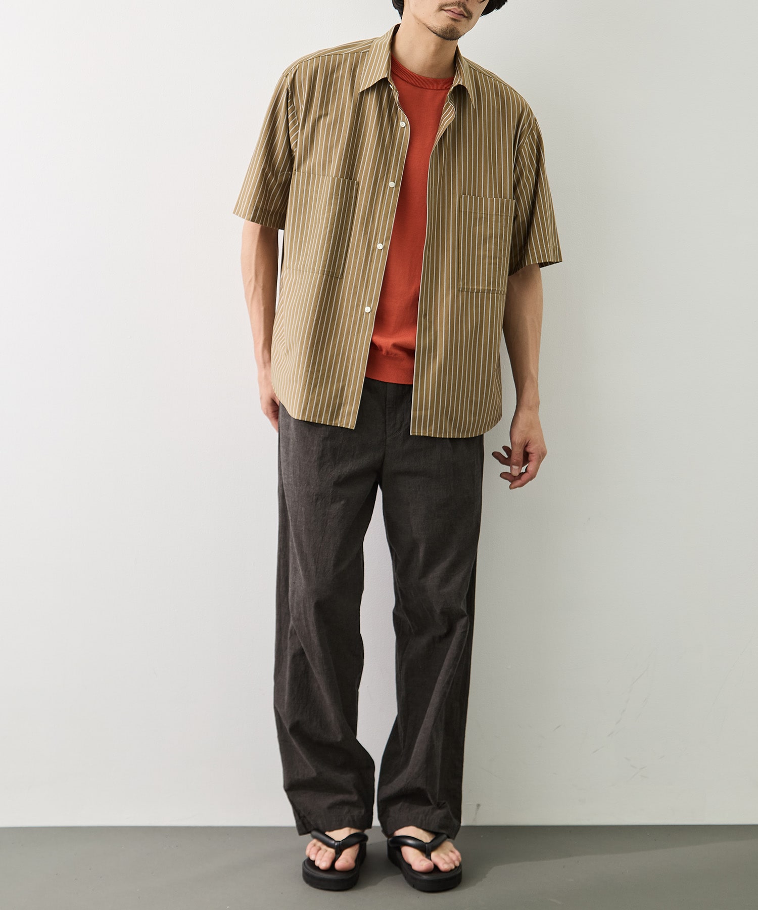 Double Pocket Half Sleeve Shirt GOOD PEOPLE GOOD STITCHING GOOD PRODUCT