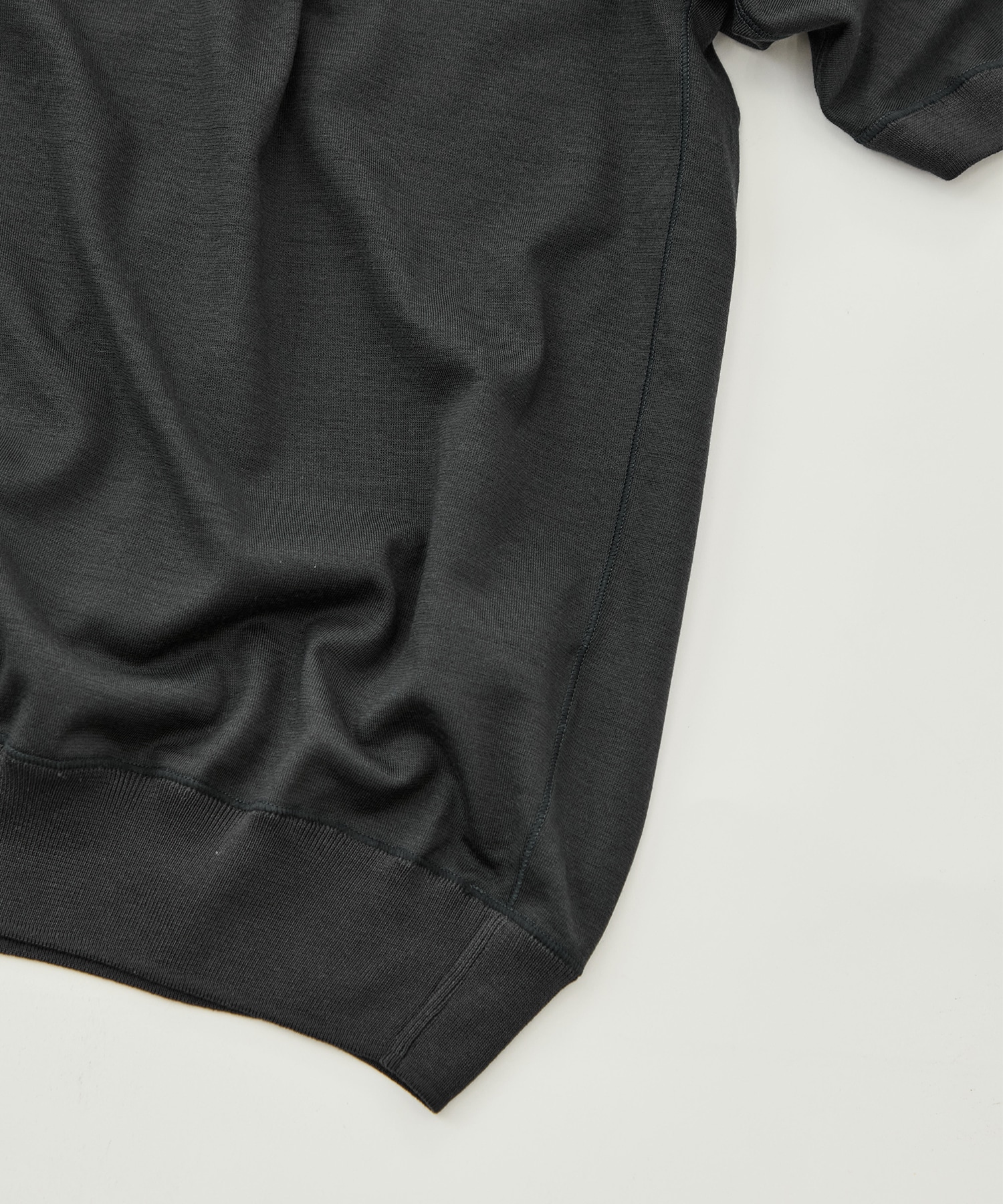 Knit Reduced Collar Half Sleeve Polo GOOD PEOPLE GOOD STITCHING GOOD PRODUCT