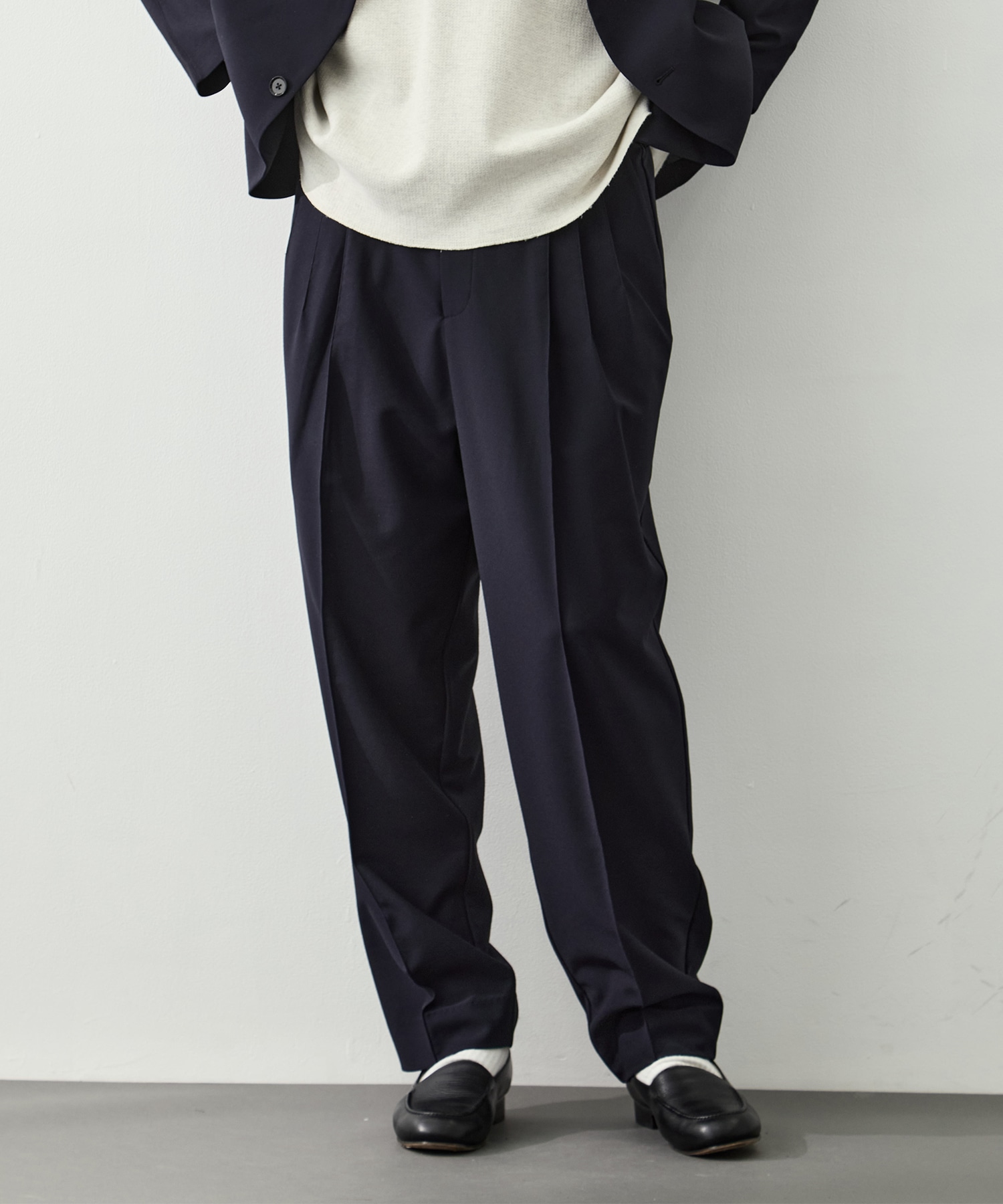 3-Tuck Drawstring Easy Pants GOOD PEOPLE GOOD STITCHING GOOD PRODUCT
