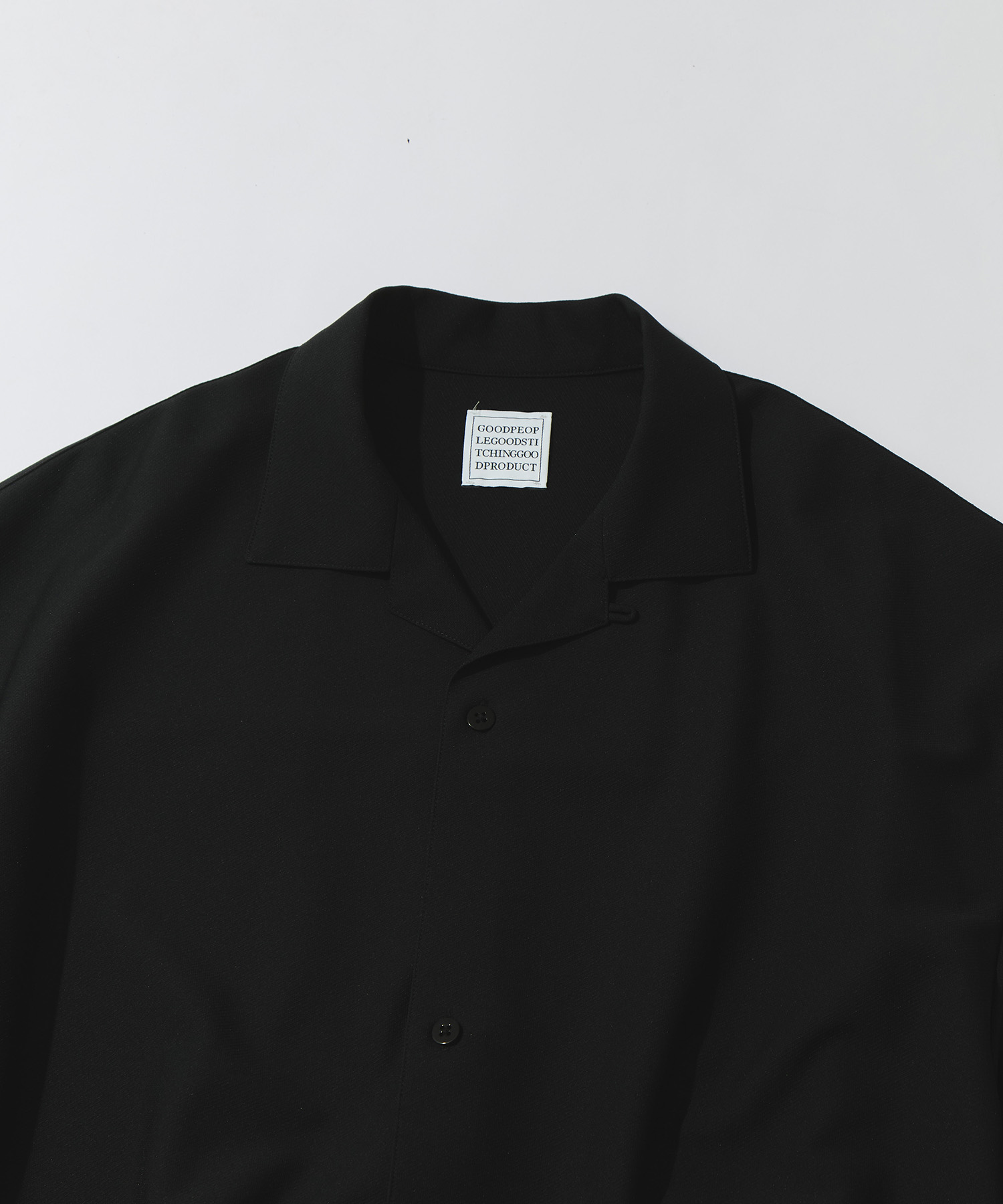 別注 Open Collor Half Sleeve Shirt GOOD PEOPLE GOOD STITCHING GOOD PRODUCT