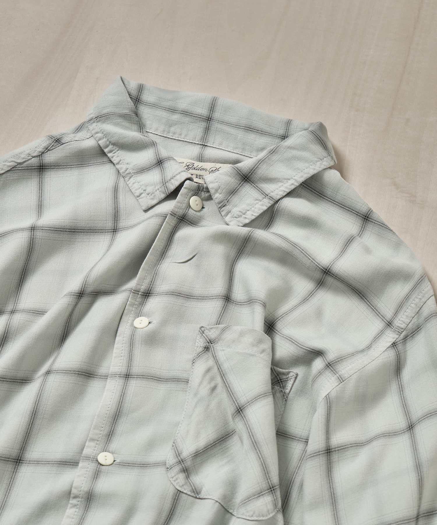 レーヨンツイルチェックシャツ REMI RELIEF