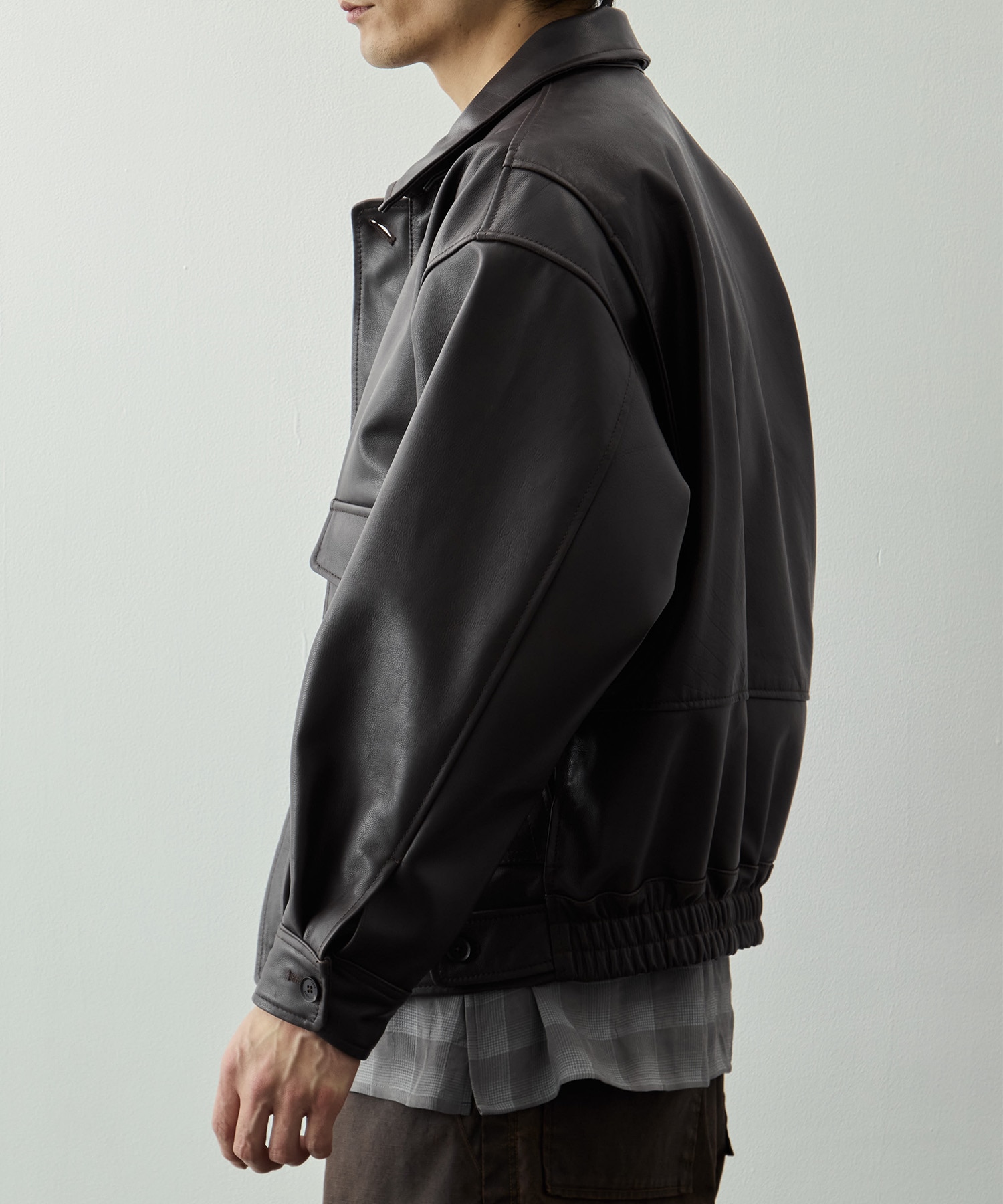 別注 Leather Flight Jacket YOKE