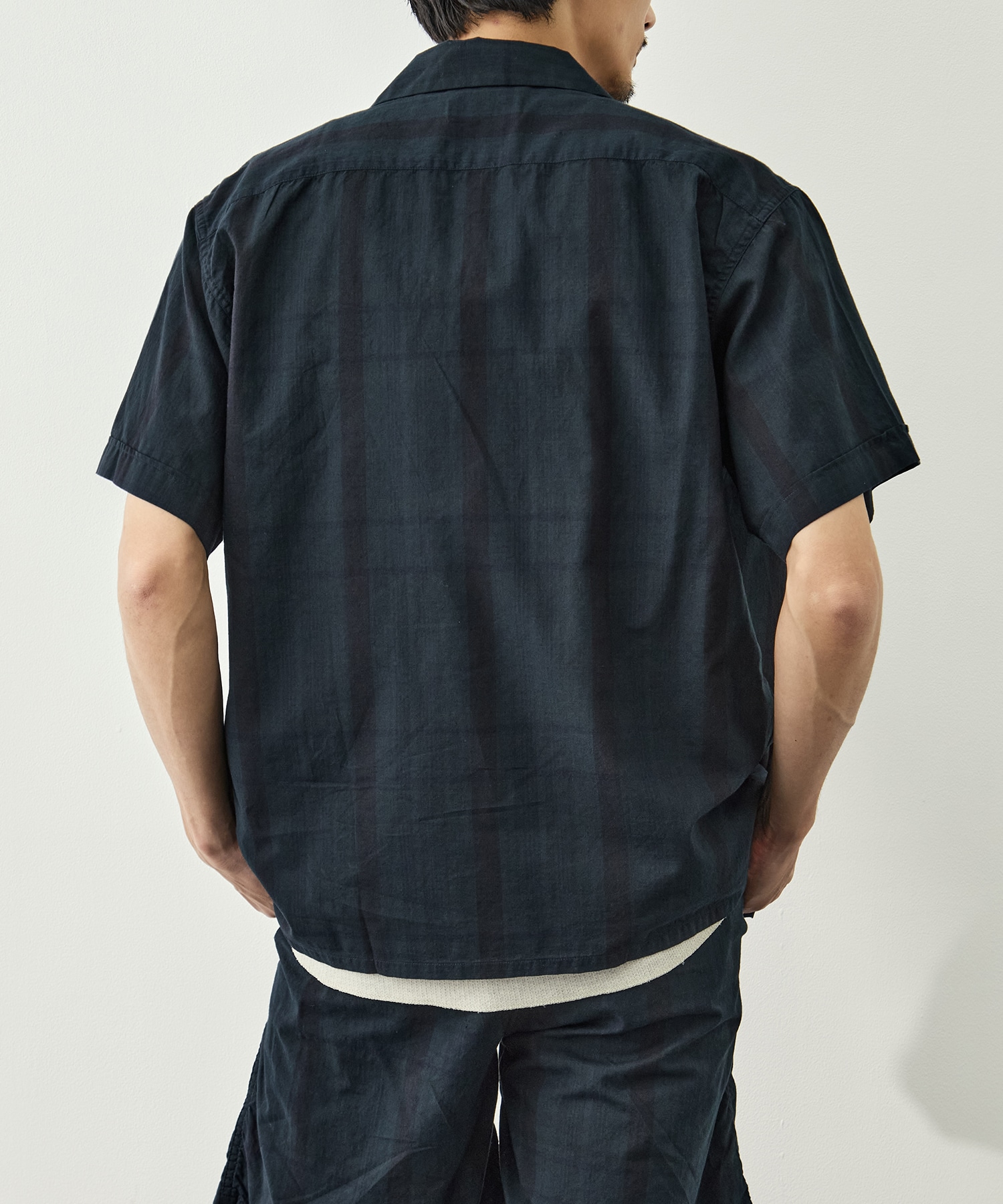 MADRAS DYED S/S SHIRT MASSES