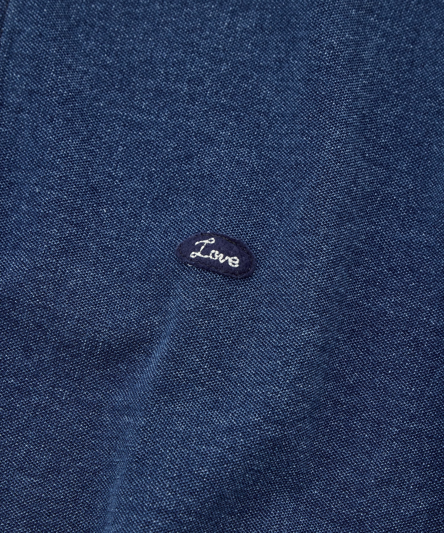 PC-006-3349-0040/BLUE/H/W INDIGO POLO SHIRT PORTER CLASSIC