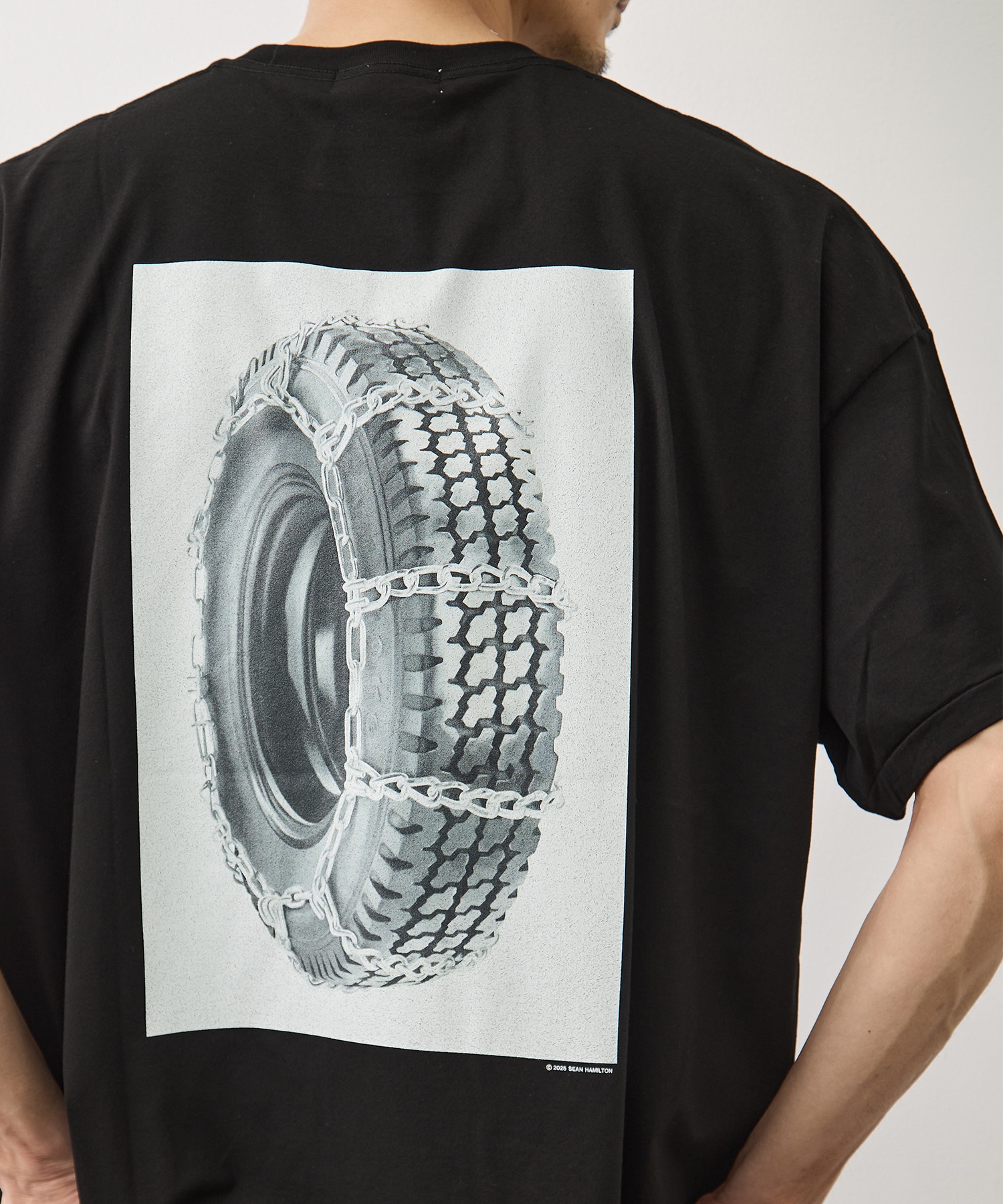 Print S/S Tee ( Tire with Chains ) COOTIE PRODUCTIONS