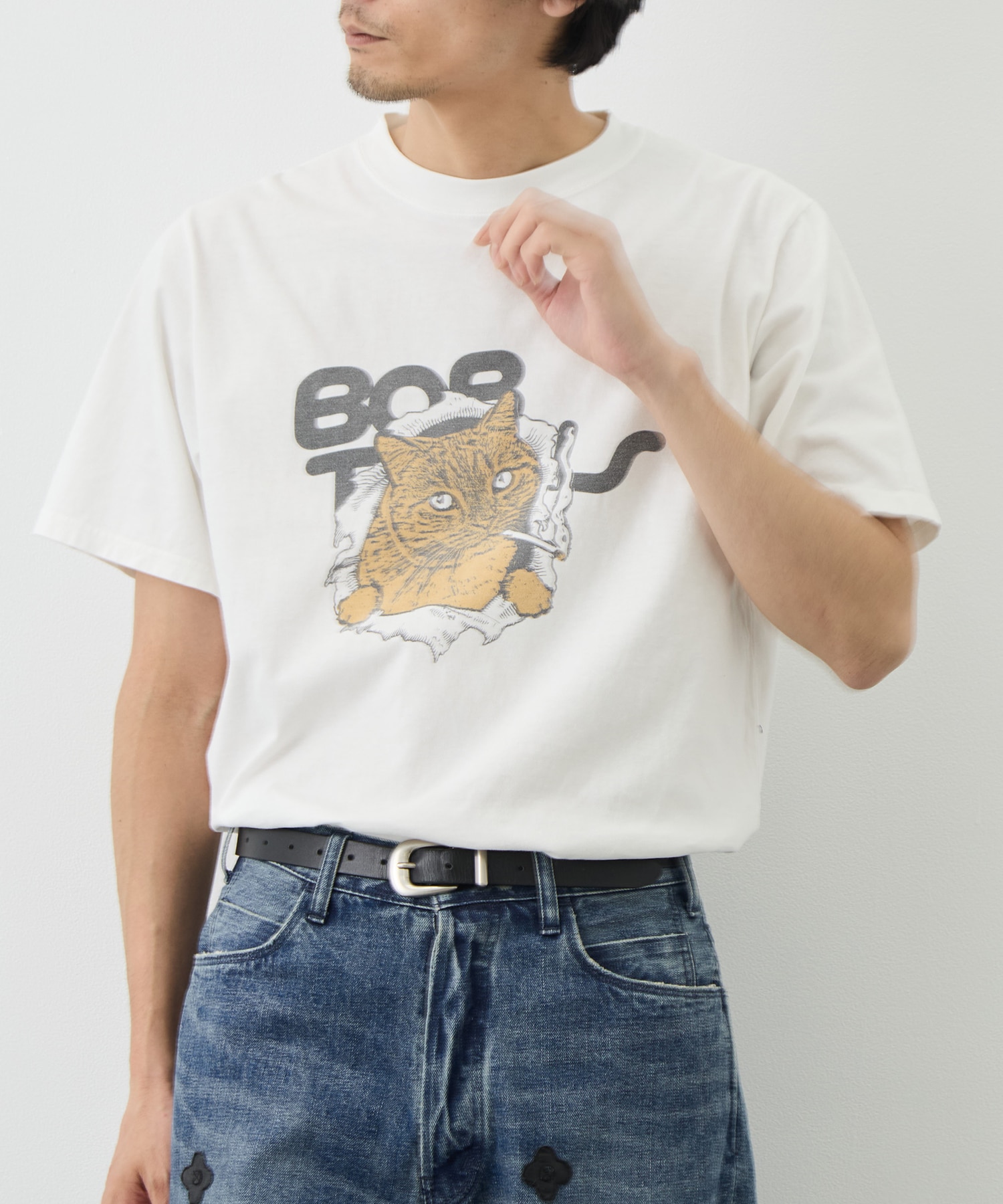 別注 HARD SP加工20/-天竺レギュラーT(BOB) REMI RELIEF