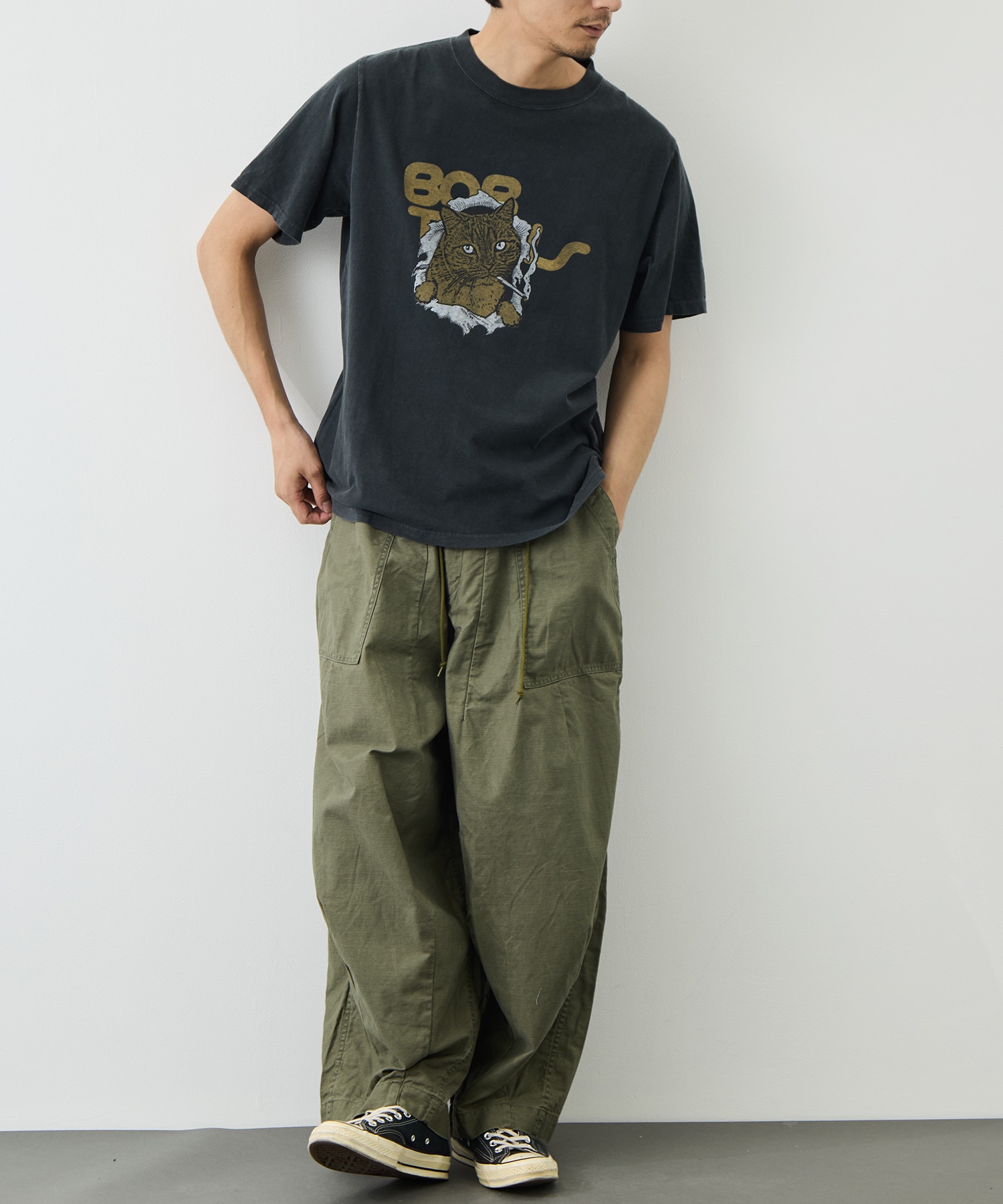 別注 HARD SP加工20/-天竺レギュラーT(BOB) REMI RELIEF