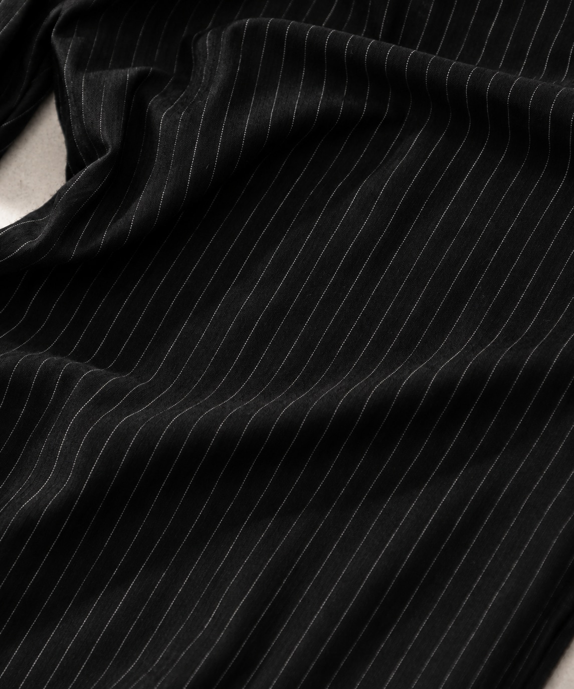 36G Wool Fulling Stripe Pants KANEMASA PHIL.