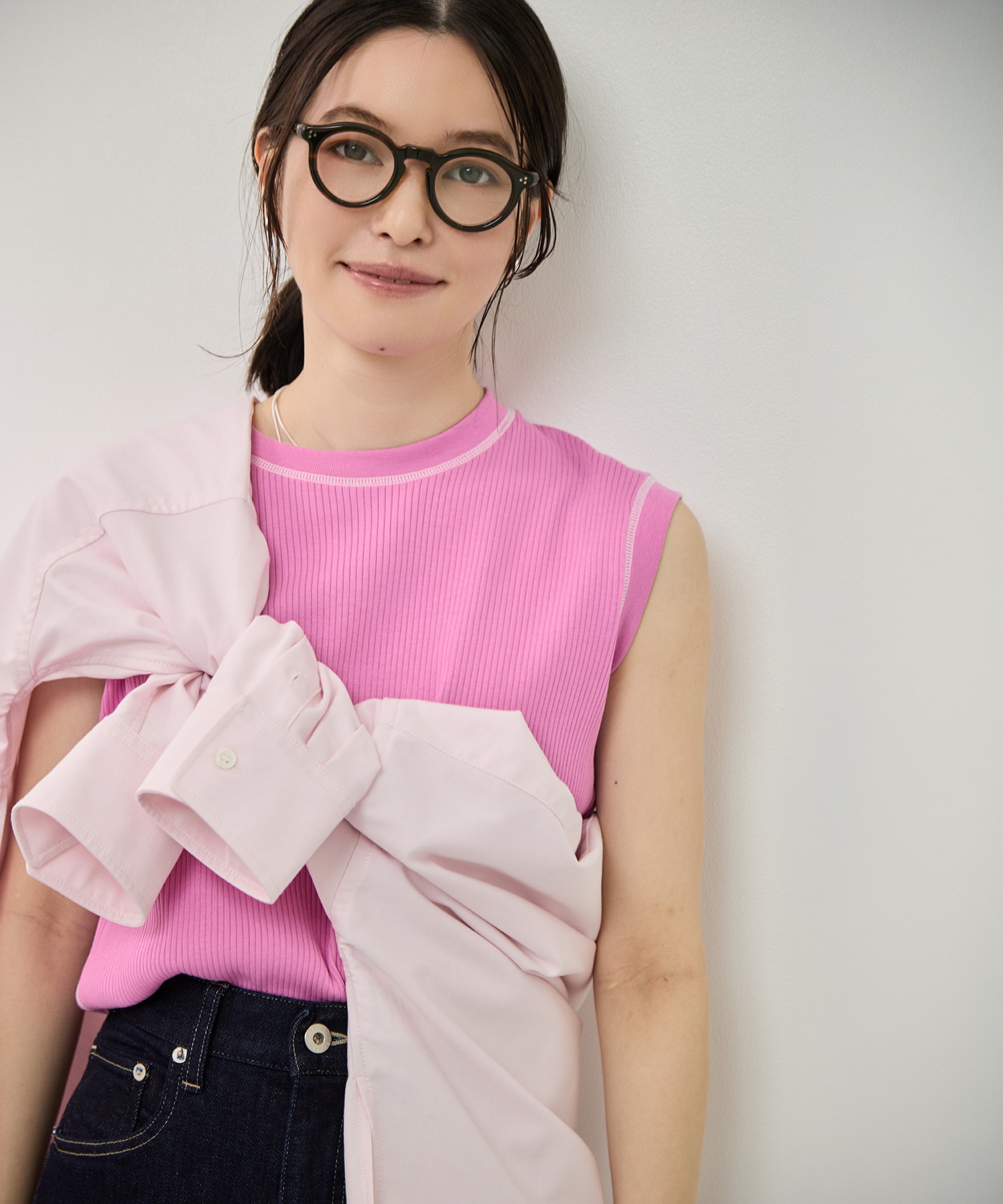 スーピマブレンドrelaxシャツ KEY TIMEZ