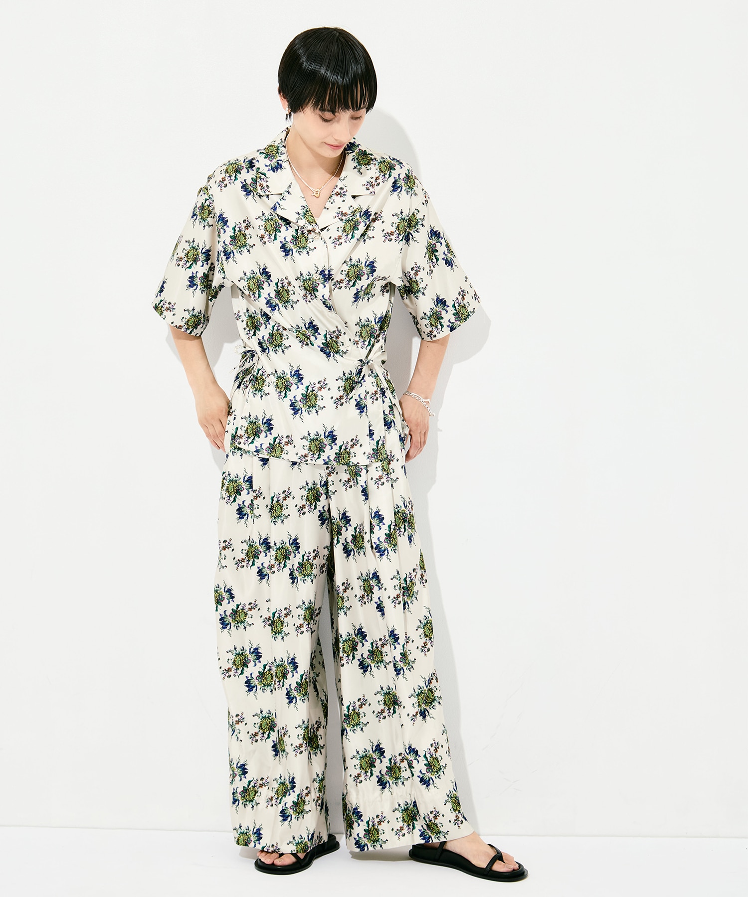 flower satin SH FUMIE=TANAKA