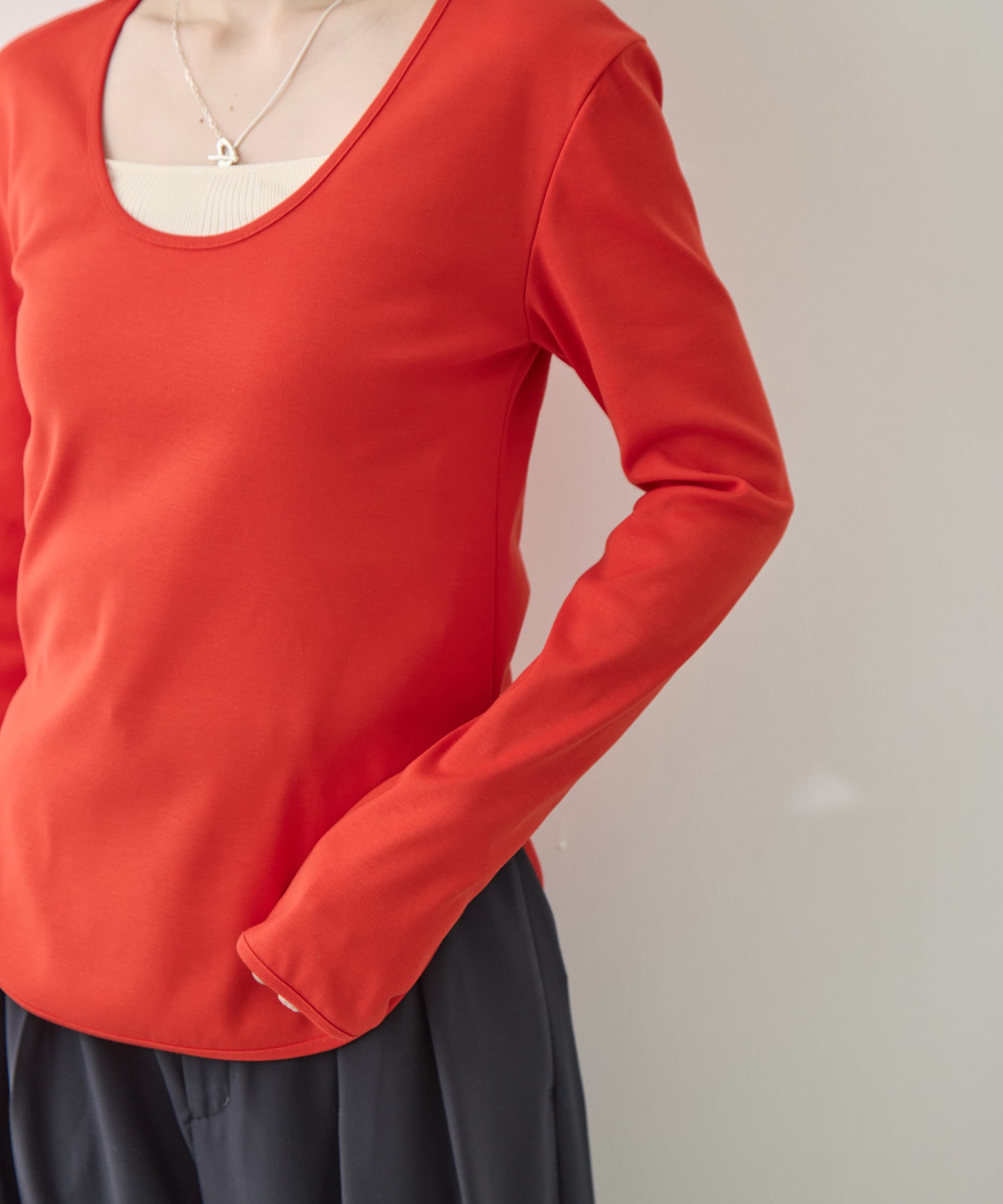 Sanfokin Cotton 2way L/S T-shirt WRAPINKNOT