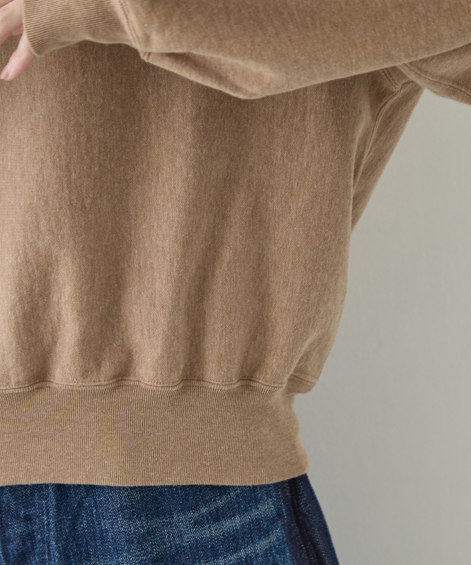 Thin-Sweat Harf-Zip P/O blurhmsROOTSTOCK