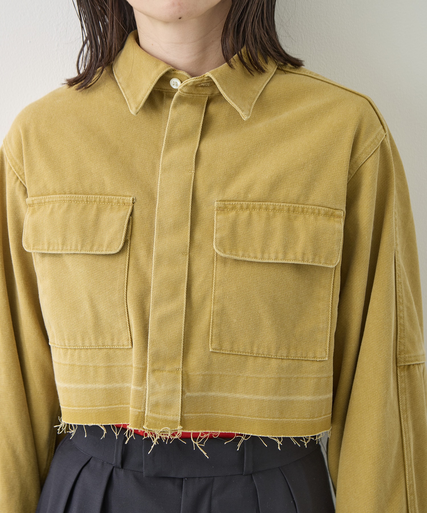 WASHED TULIP SHIRT JACKET BELPER