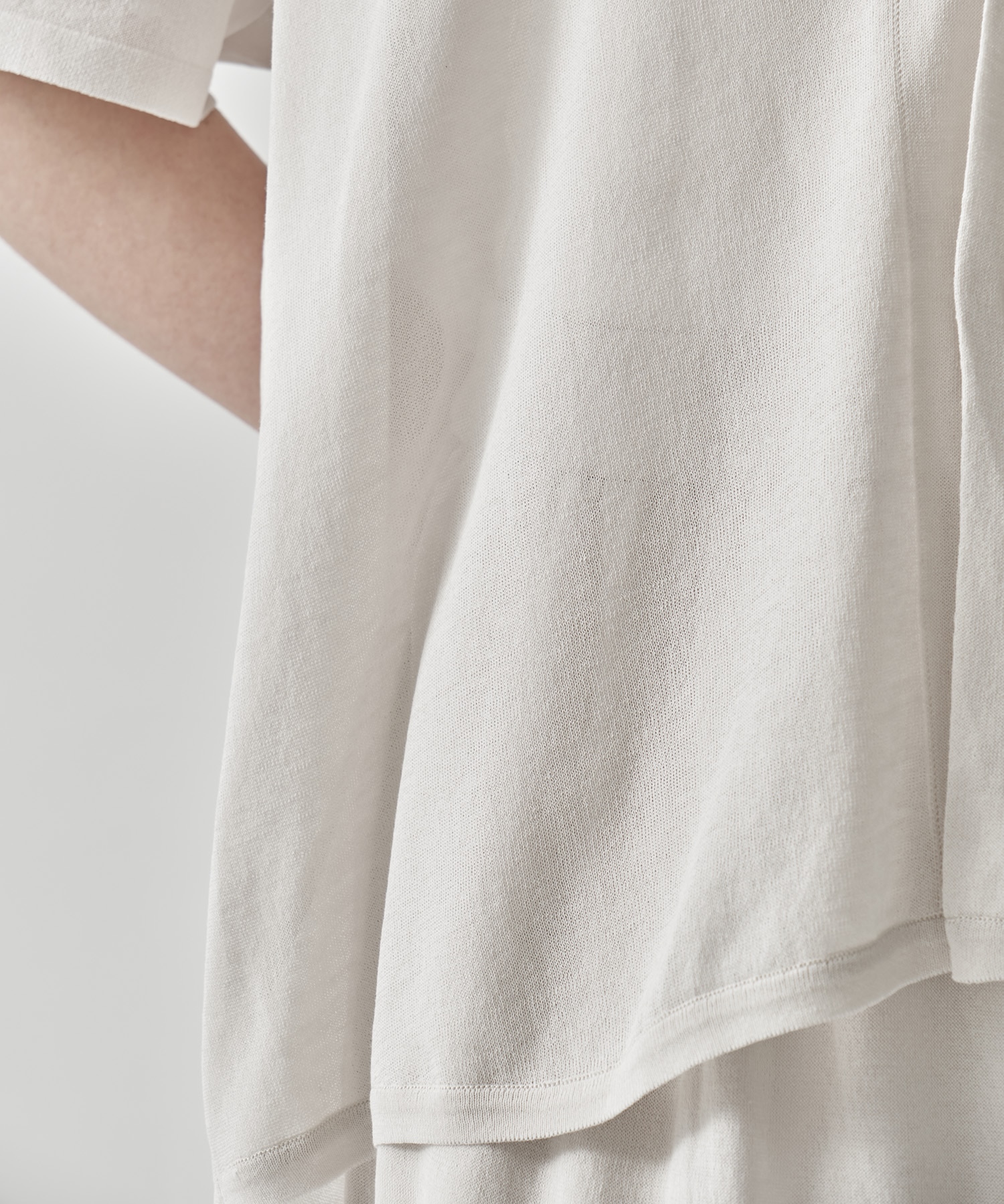 HIGH TWIST COTTON KNIT SHIRT ATON