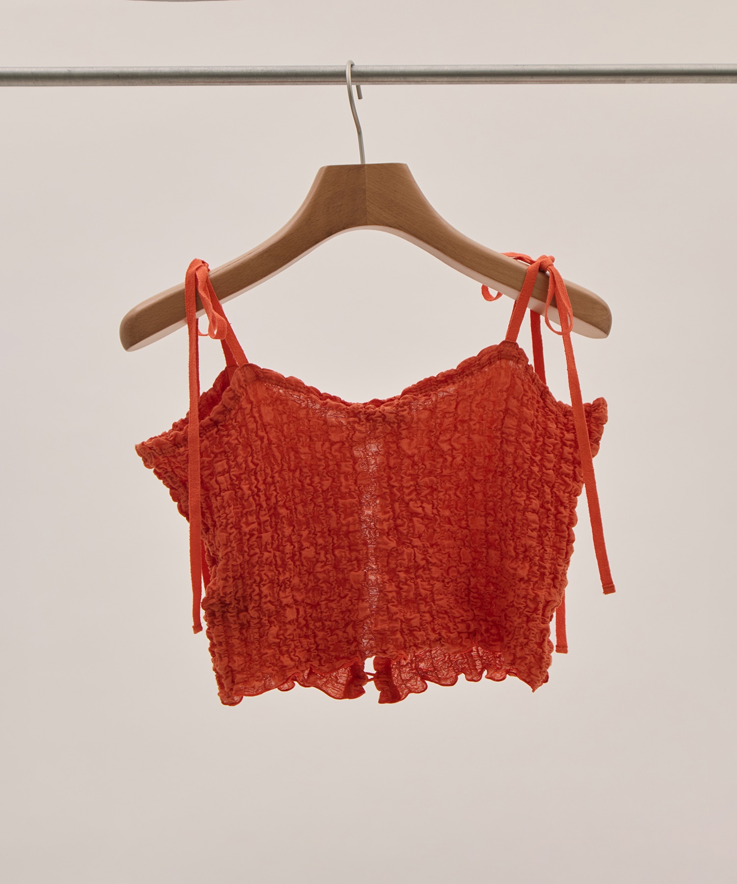 Shrink Lace Frill Camisole PHEENY