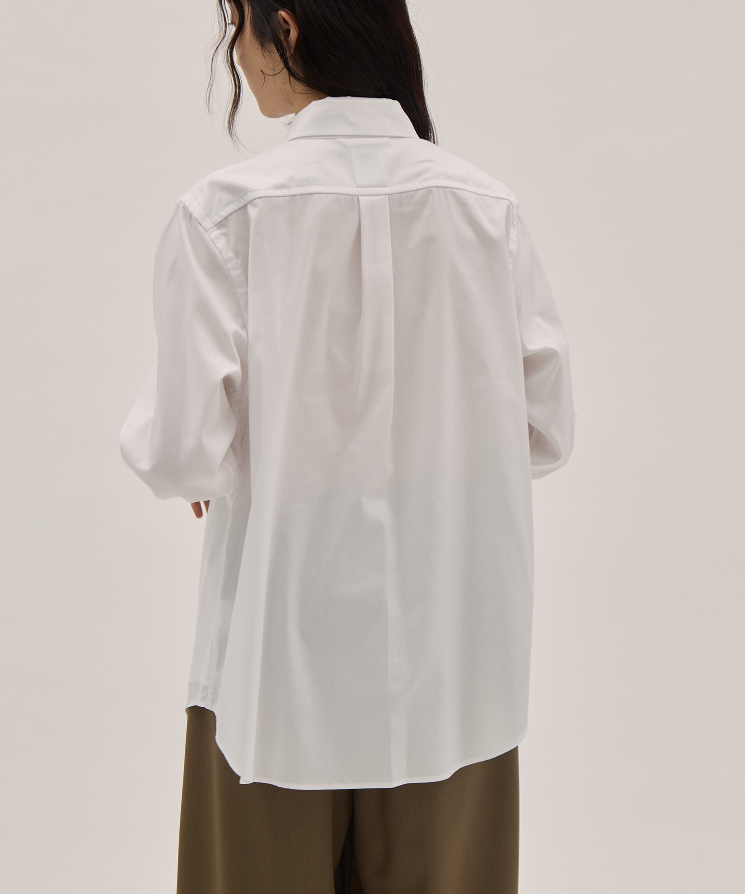 Double Layer Button-down Shirt - Oxford RhodolirioN
