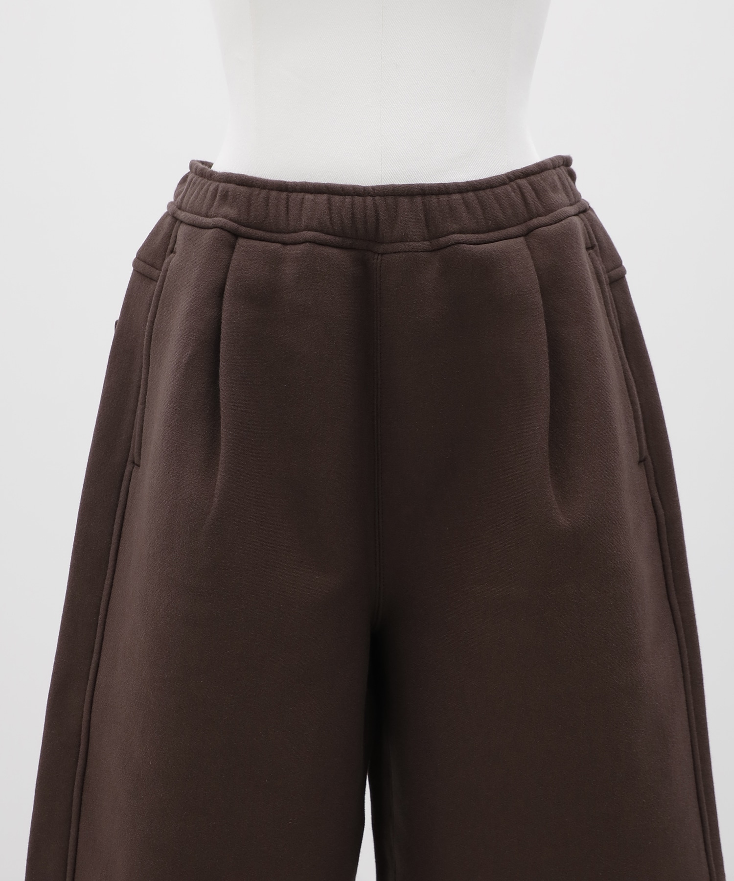 Athletic Fleece Tucked Wide Pants PHEENY