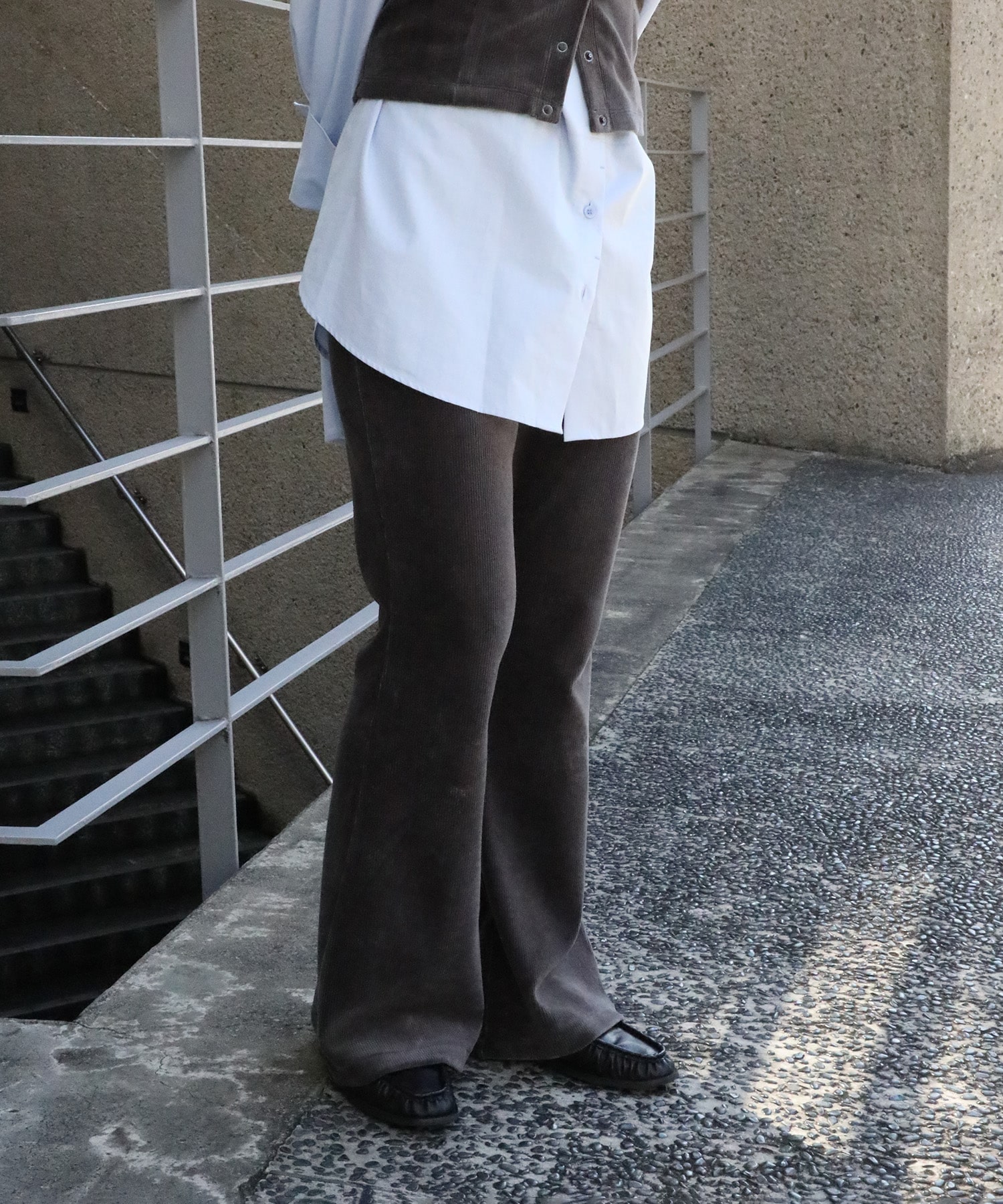 別注Stretch Corduroy Flare Pants PHEENY