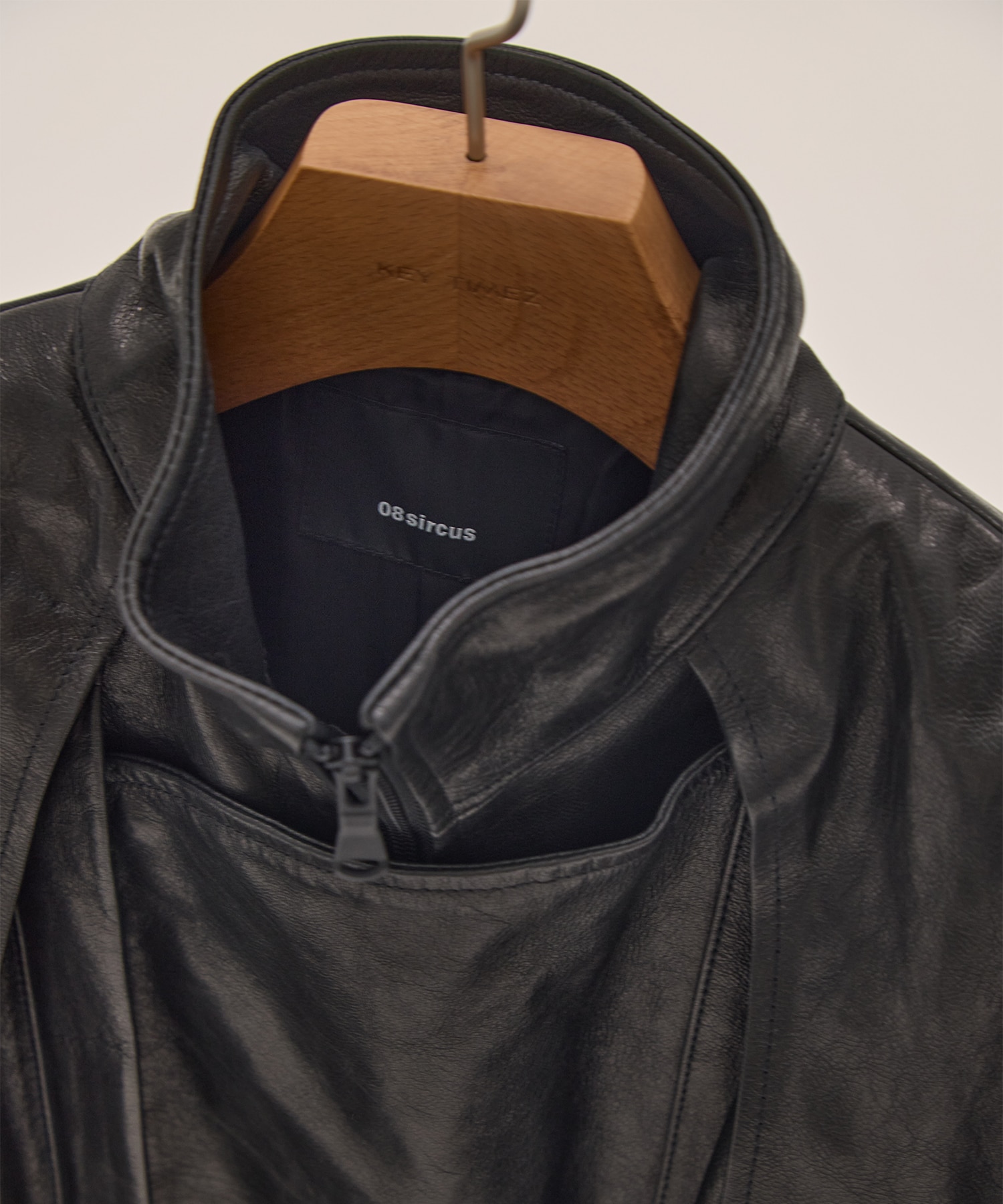 Goat leather short blouson 08sircus